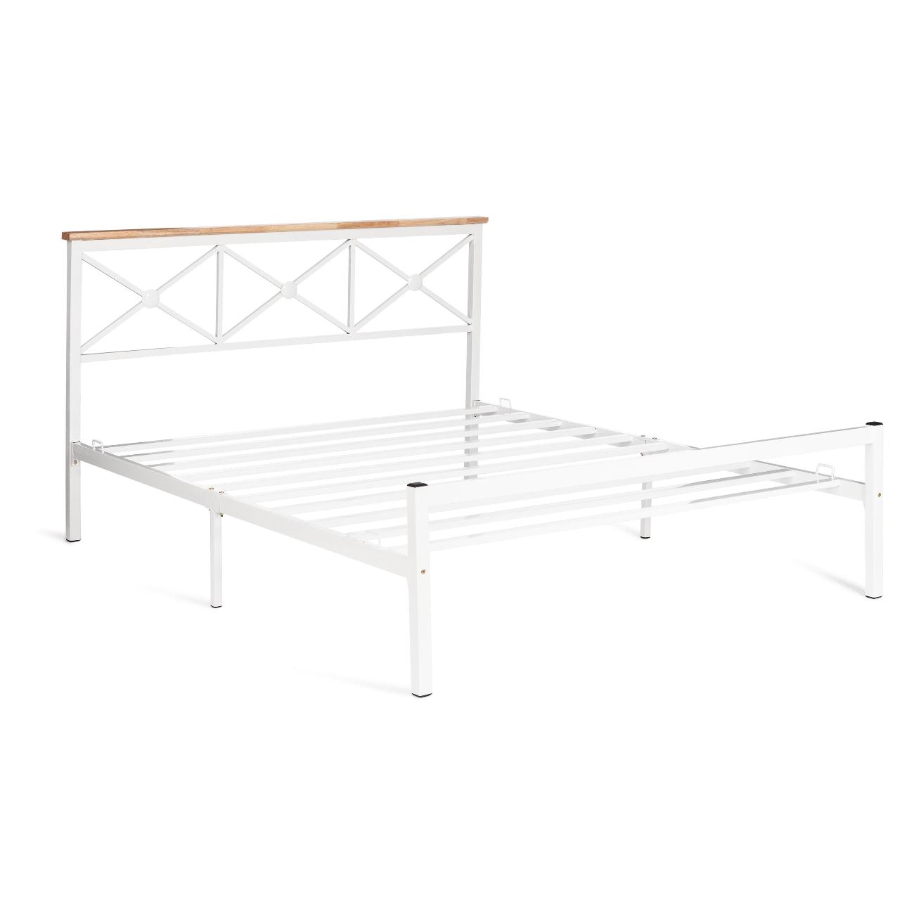 Кровать деревянная Tetchair Iris 9311 белая