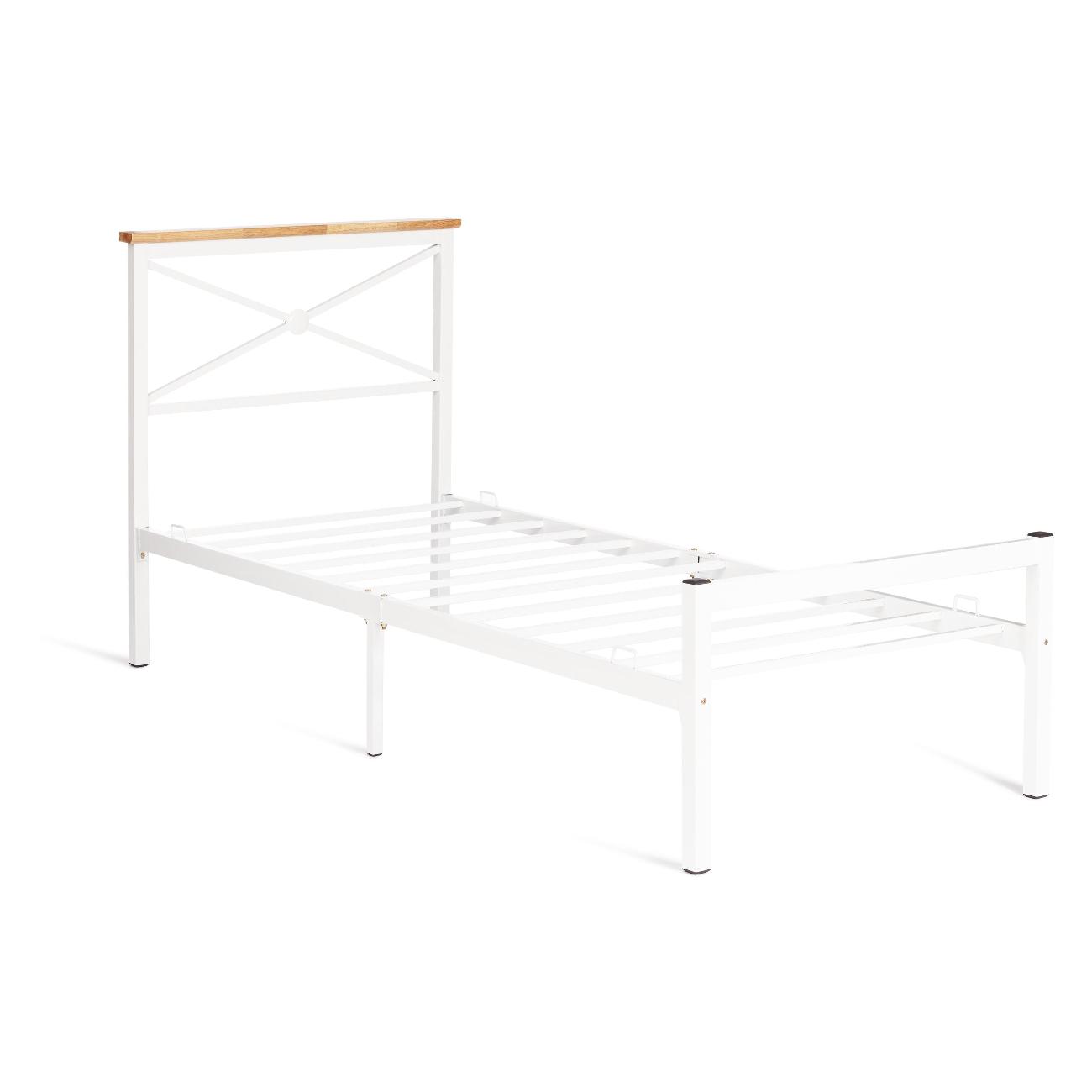 Кровать деревянная Tetchair Iris 9311 белая