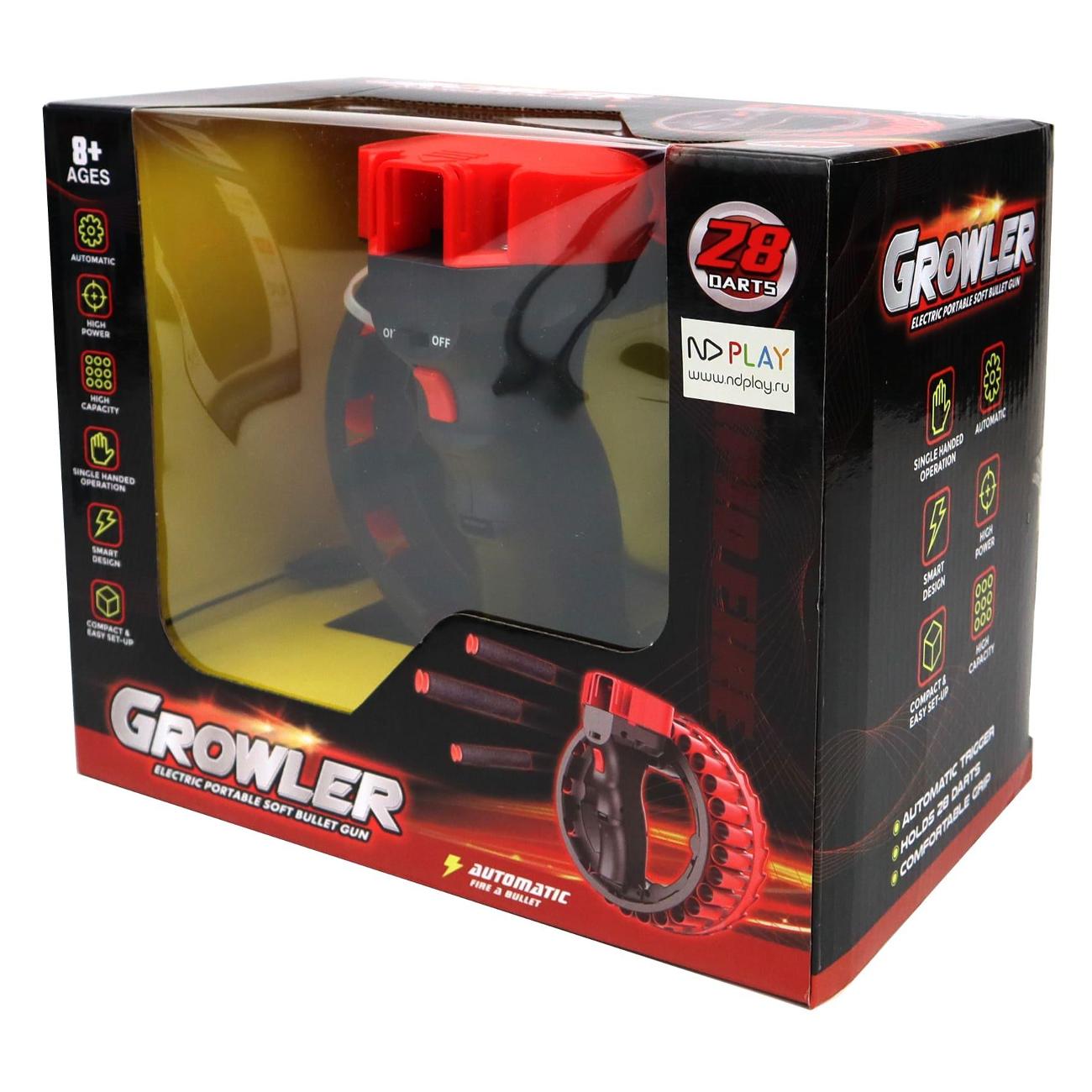 Детский игровой набор ND Play Бластер с мягкими пулями