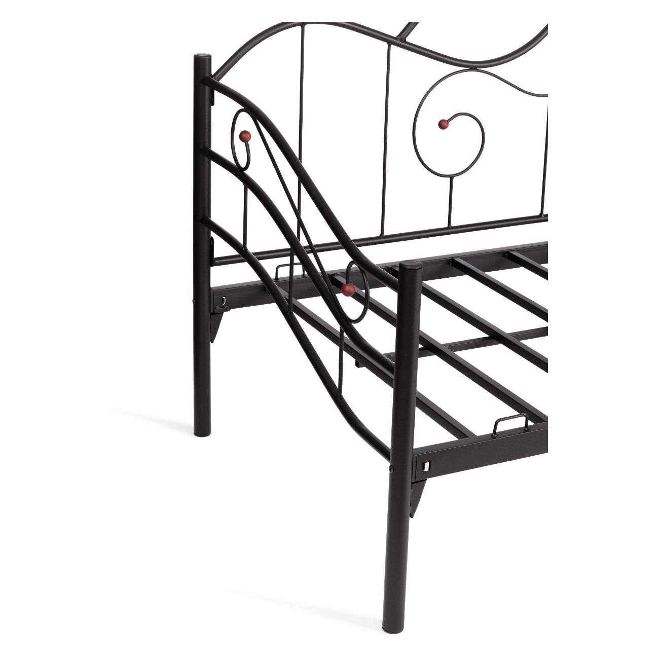 Кровать деревянная Tetchair Federica AT-881 черная