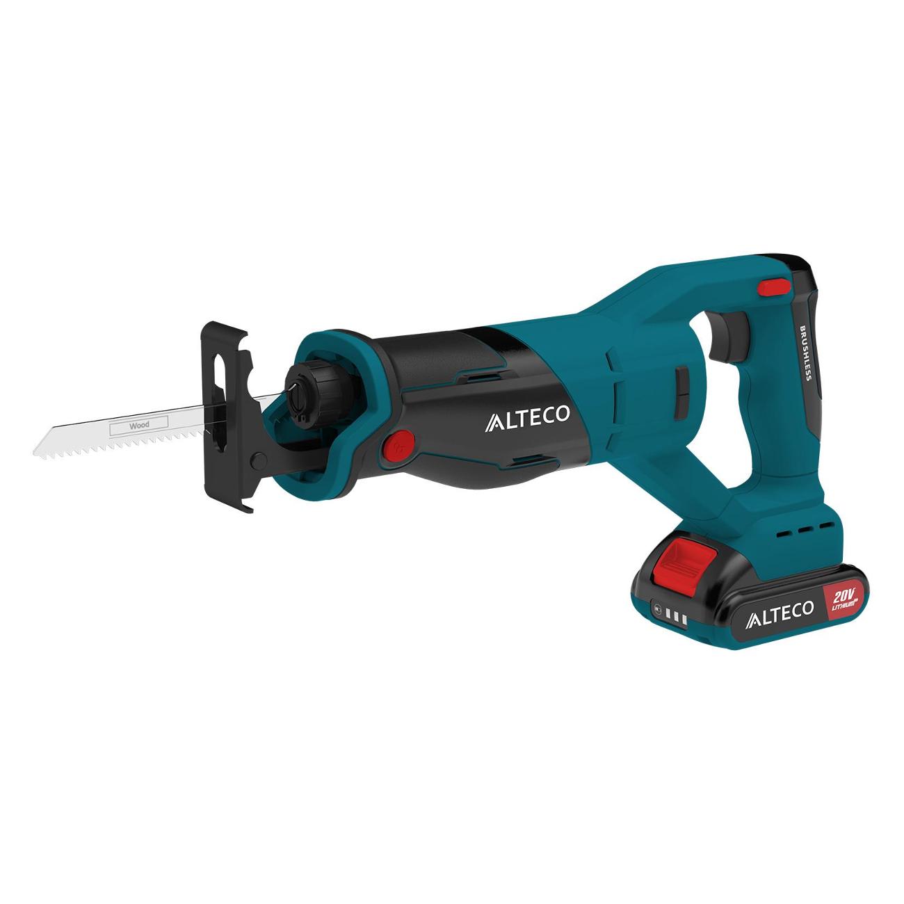 Пила сабельная аккумуляторная ALTECO CRSB 2014