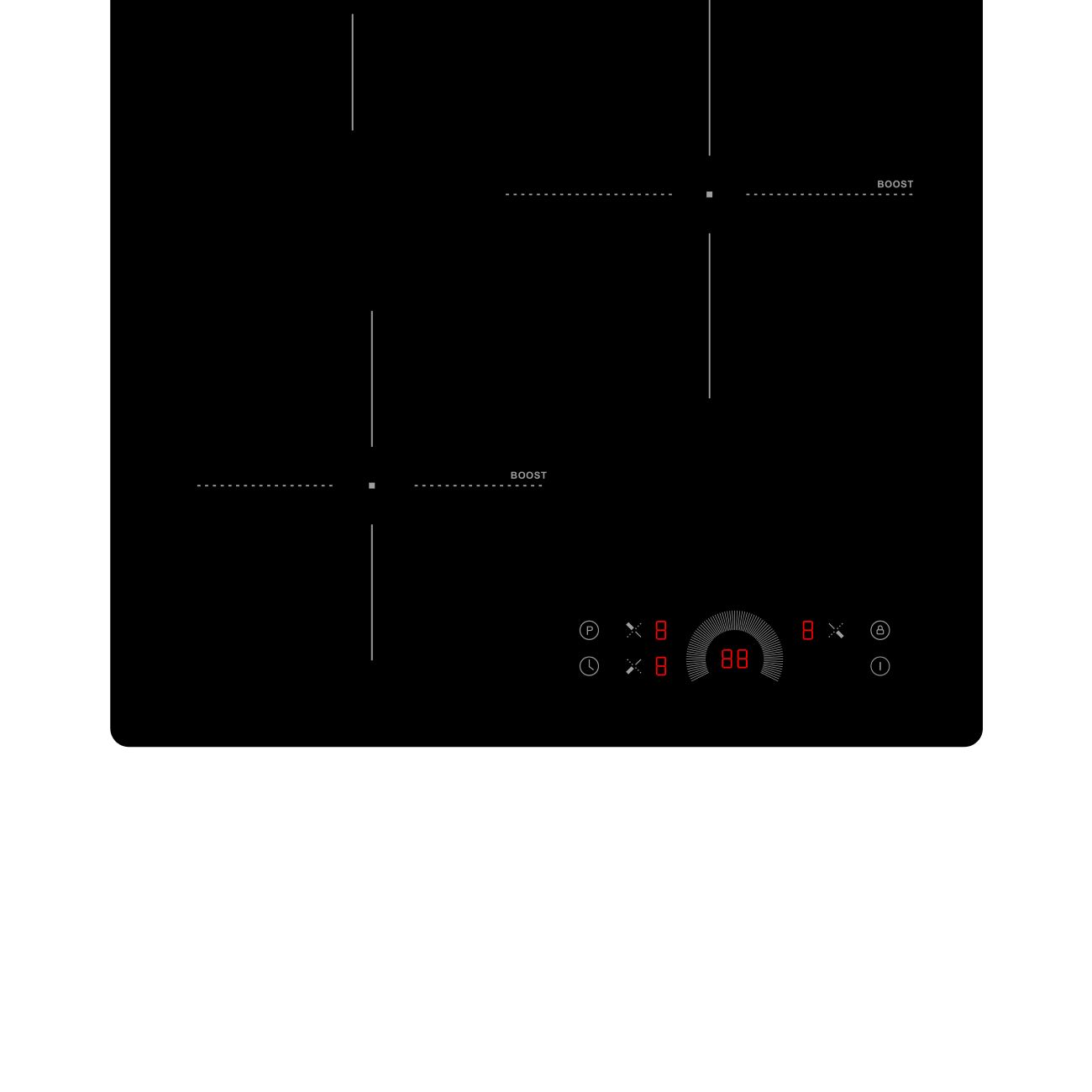 Встраиваемая индукционная панель независимая Delvento V45I73S120