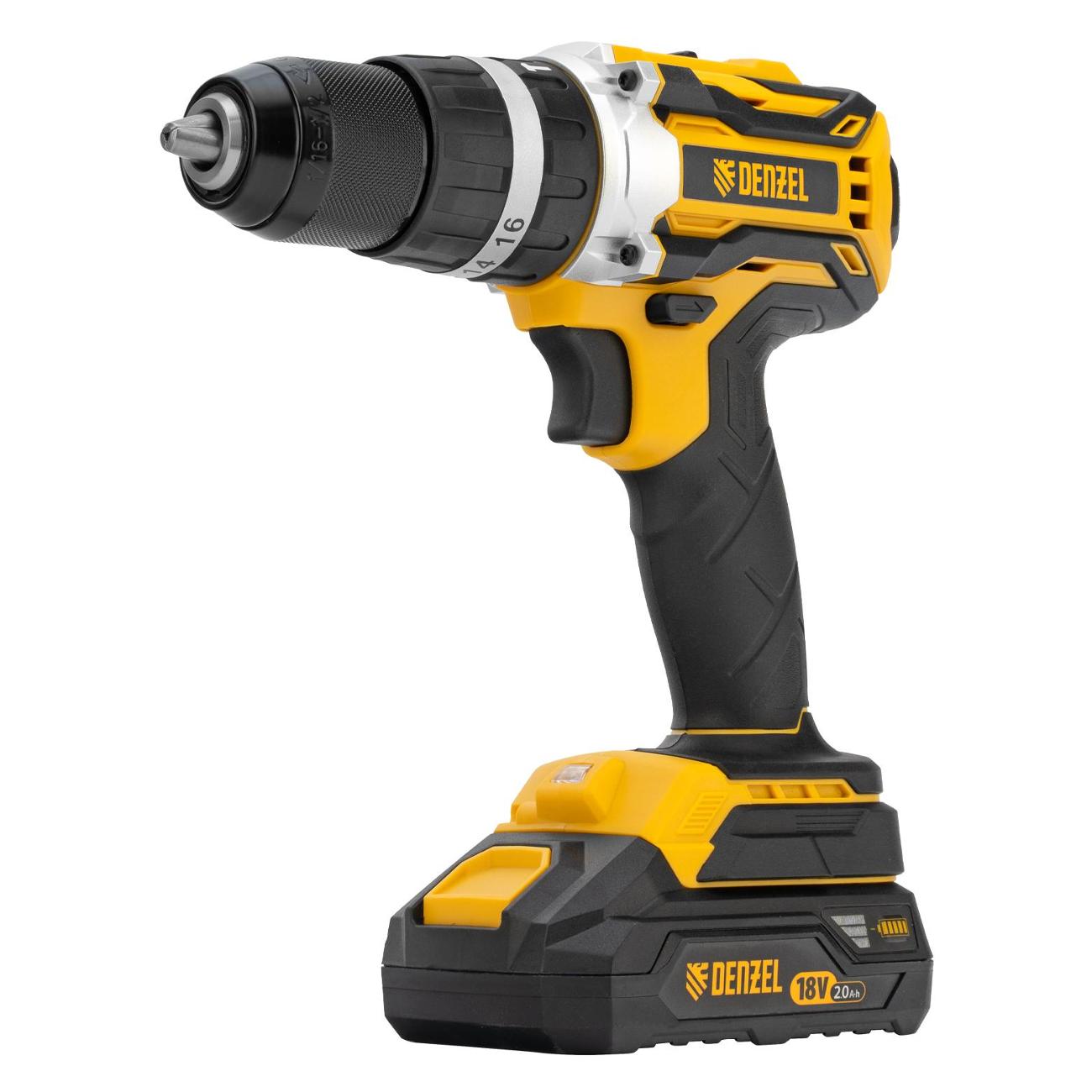 Шуруповерт аккумуляторный Denzel CIDB-18-02