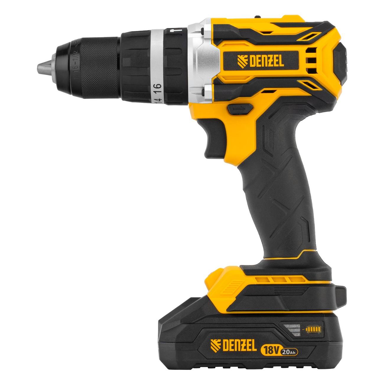 Шуруповерт аккумуляторный Denzel CIDB-18-02