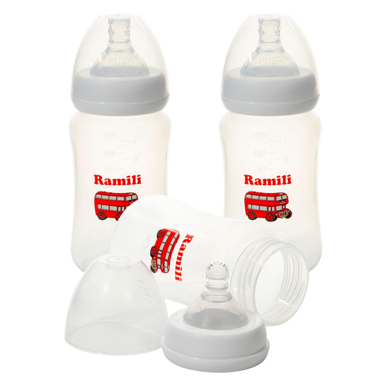Стерилизатор для бутылочек Ramili 8-в-1 + горшочек + 3 бутылочки (BSS300X3240ML)