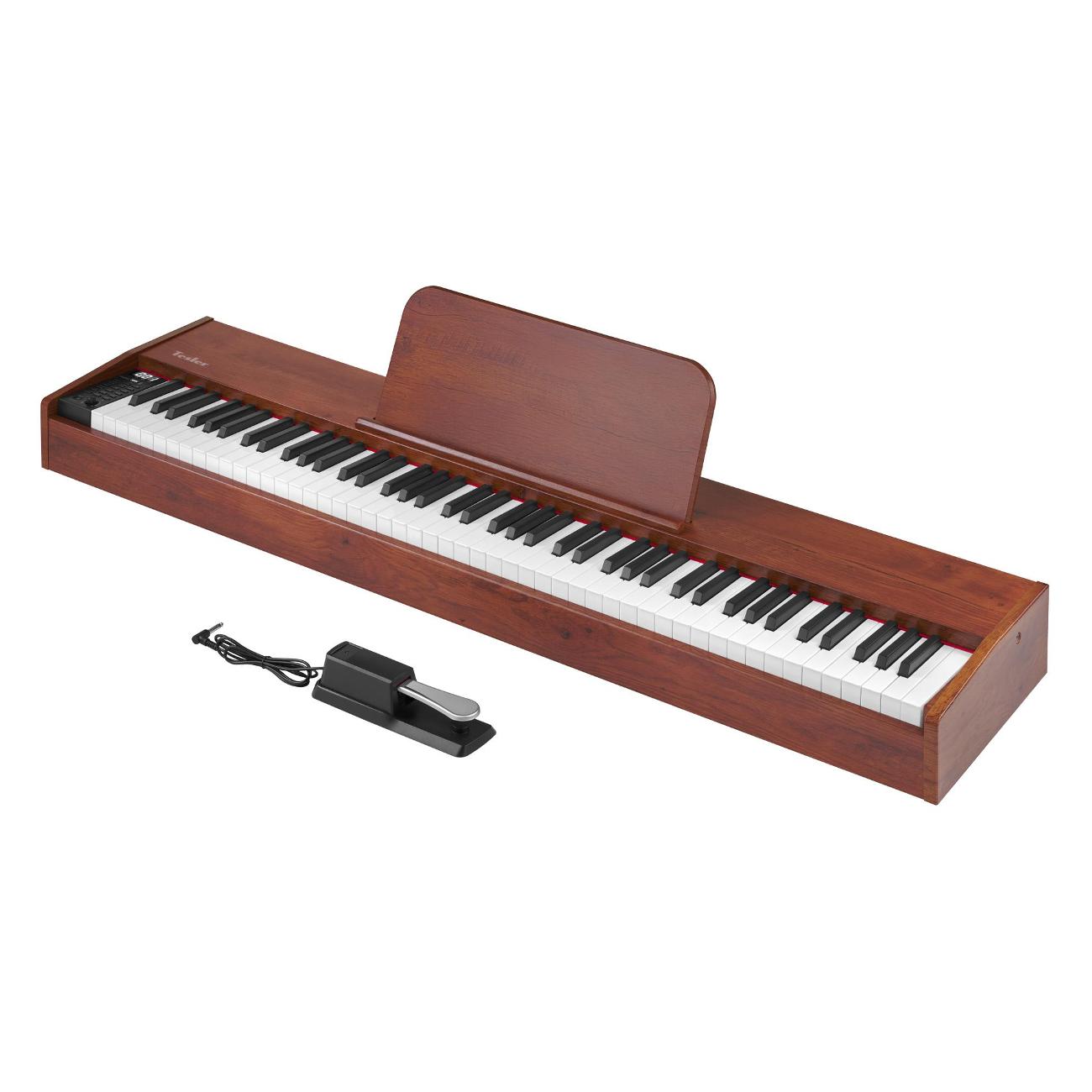Цифровое пианино Tesler STZ-8805 коричневое