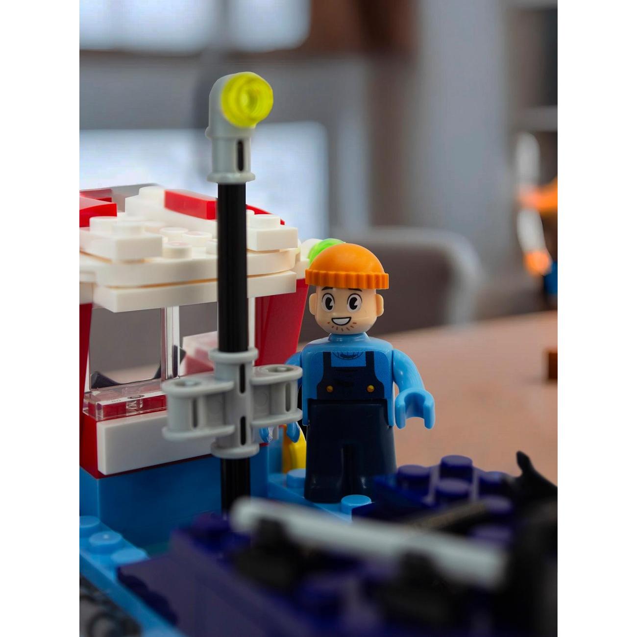 Конструктор Kids Brick Лодка (118 деталей)