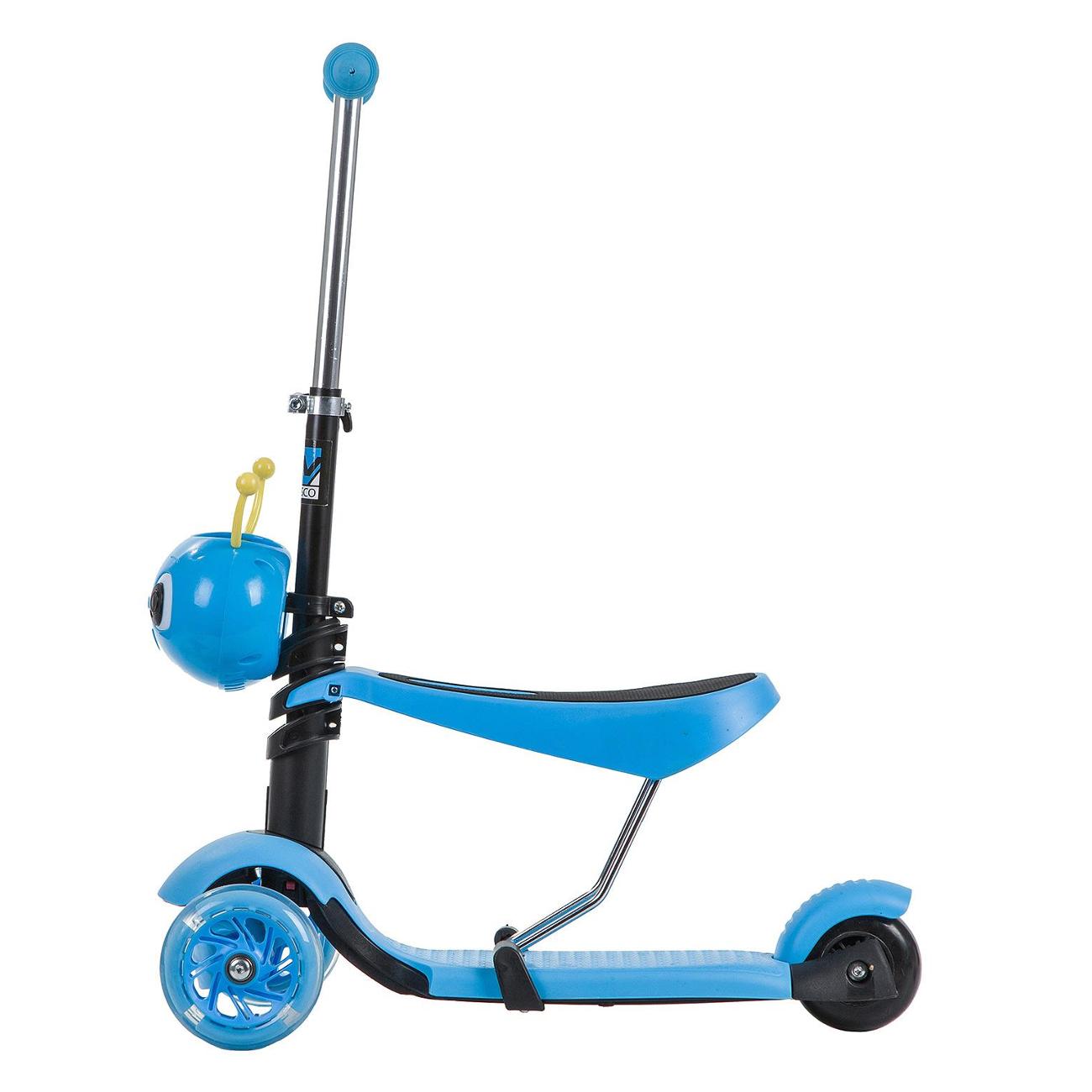 Самокат Novatrack Disco-kids Saddle Blue