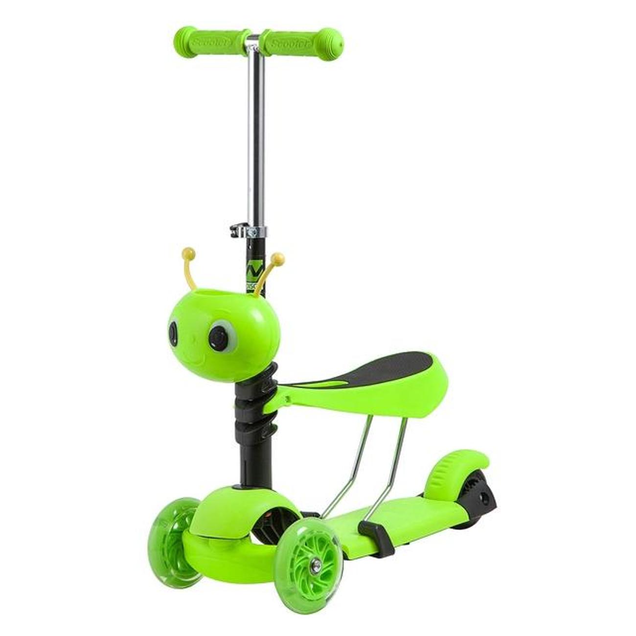 Самокат Novatrack Disco-kids Saddle Green