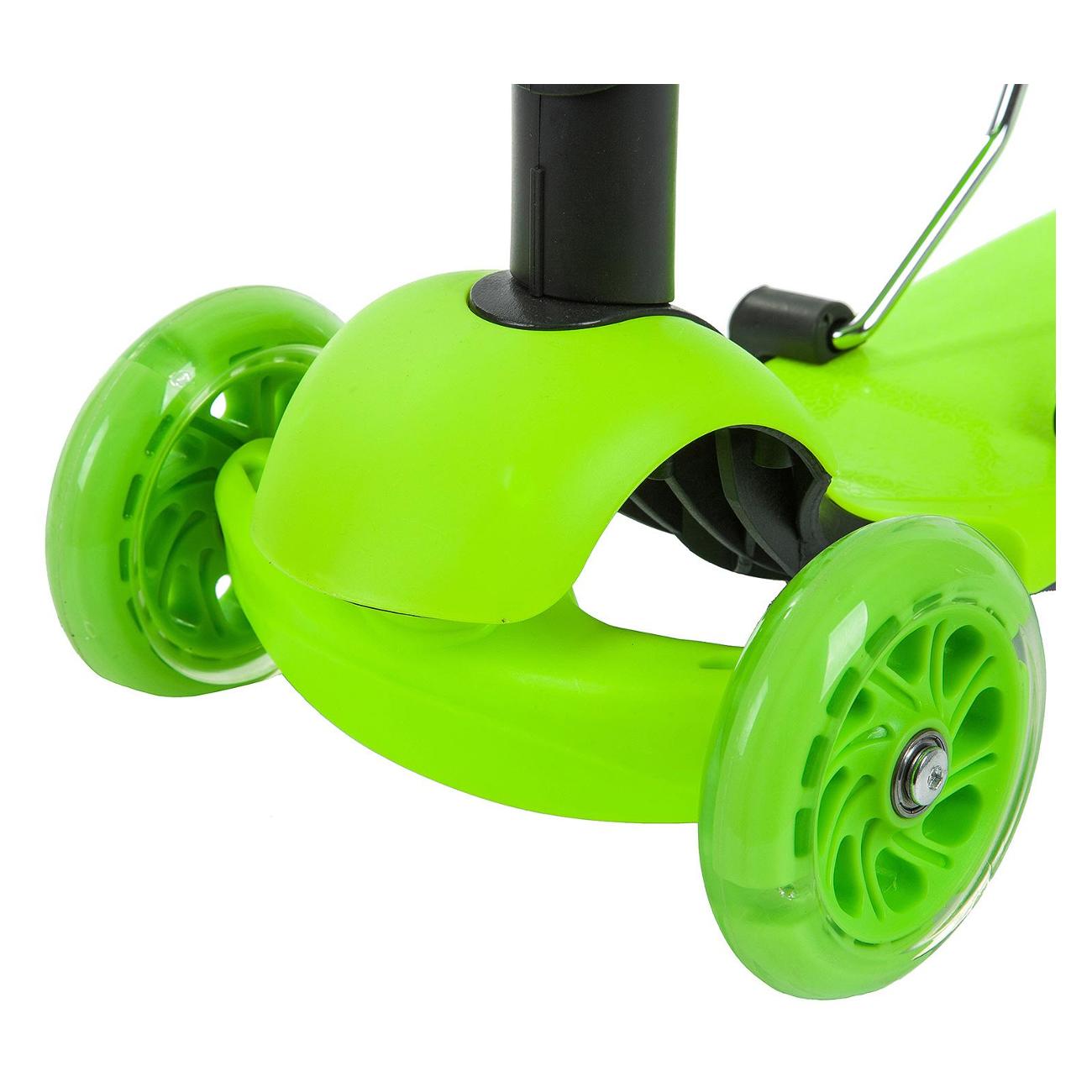 Самокат Novatrack Disco-kids Saddle Green