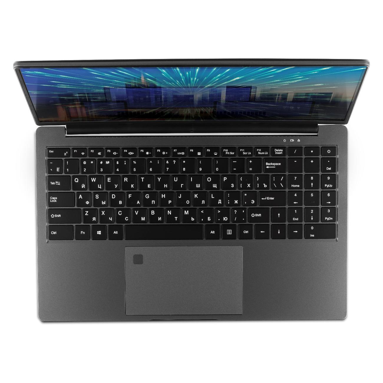 Ноутбук Echips Next NB15A-M-512/15.6"/Celeron N5095/12/512/Win/серый