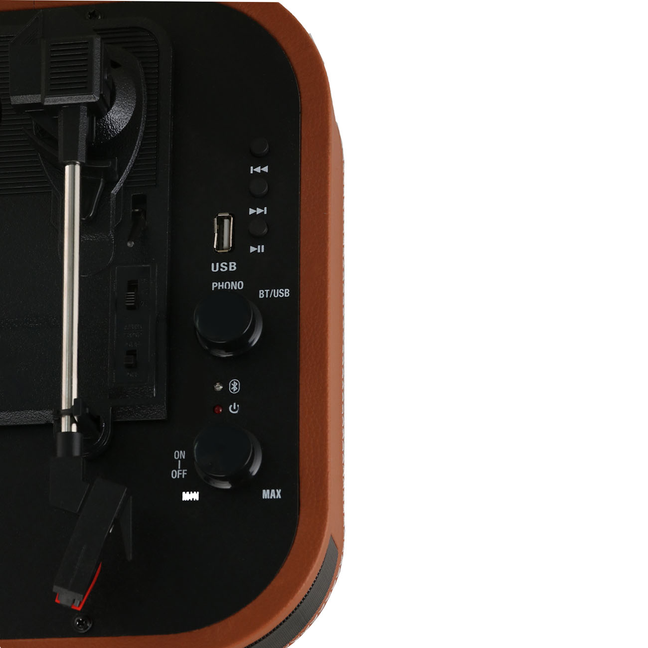 Виниловый проигрыватель MAX VP-100 Brown