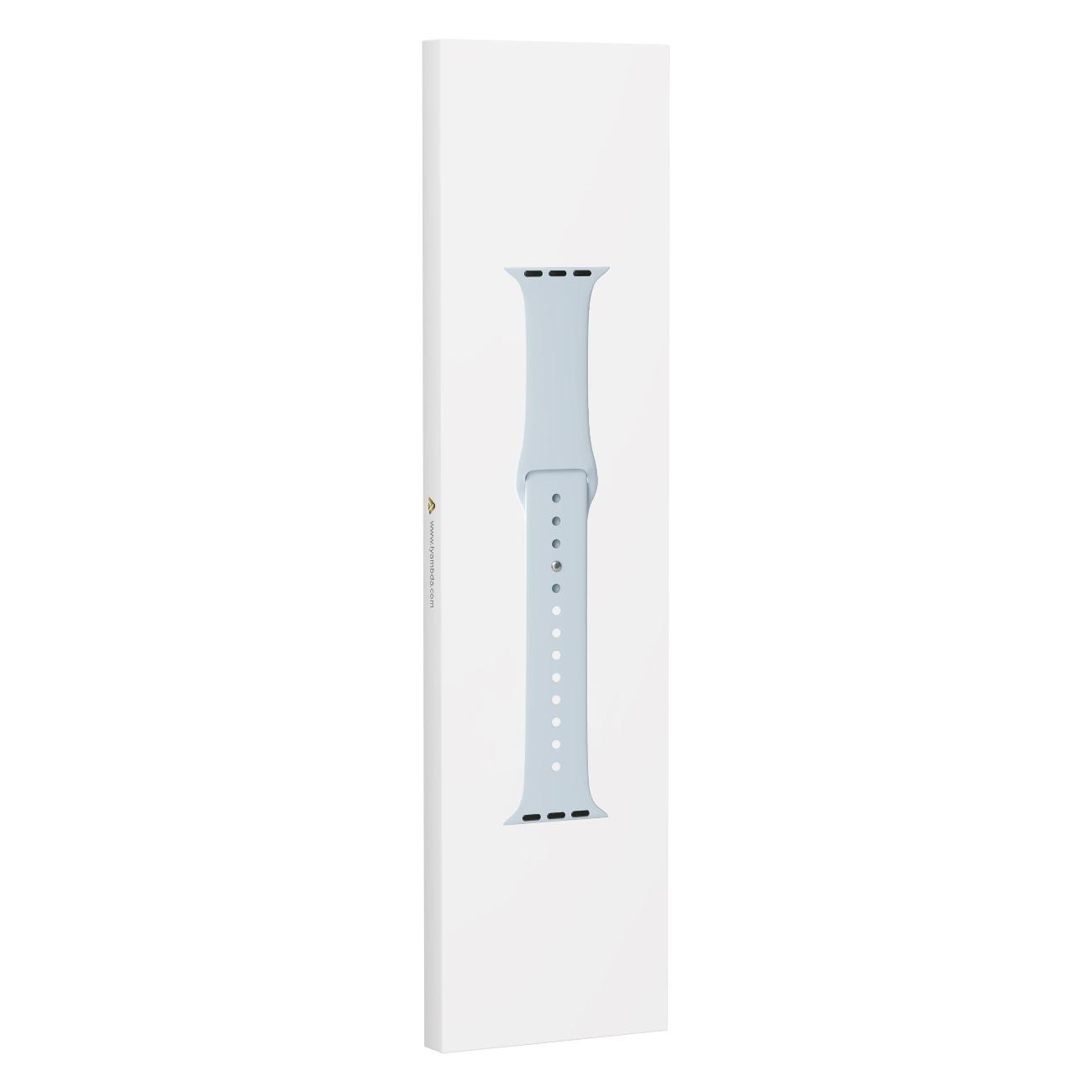 Силиконовый ремешок LYAMBDA Premium Altair для Apple Watch 38/40/41 mm DSJ-01-40-BL Blue