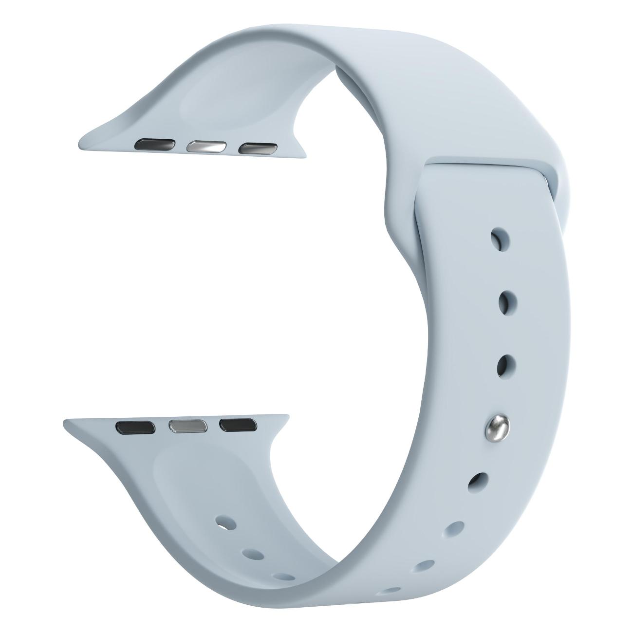 Силиконовый ремешок LYAMBDA Premium Altair для Apple Watch 42/44/45/49/Ultra/Ultra2 mm DSJ-01-44-BL Blue