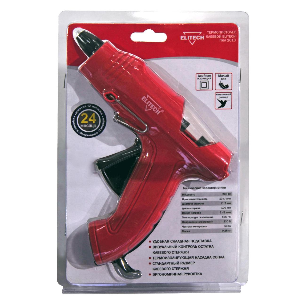 Пистолет клеевой Elitech ПКЛ 2013