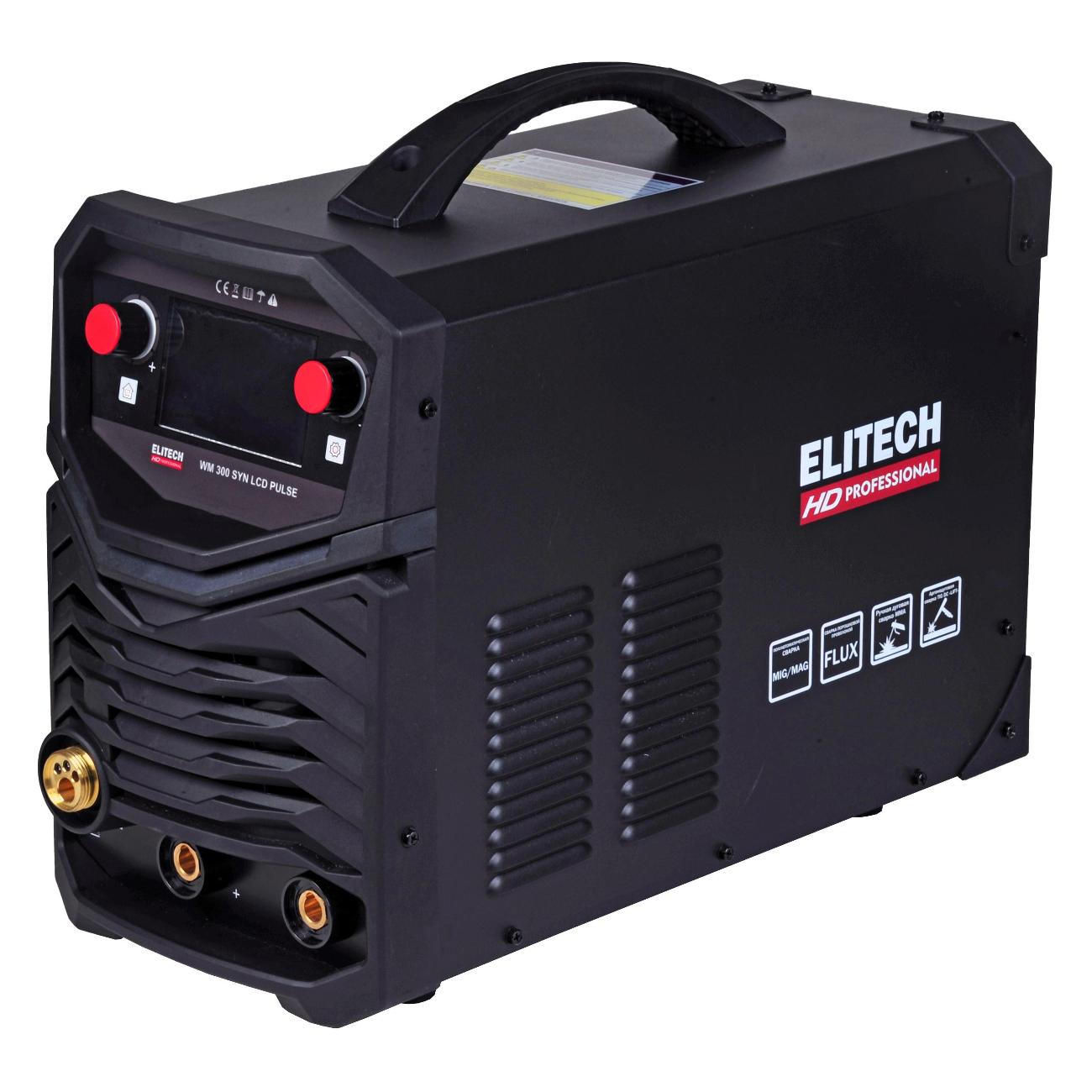 Сварочный аппарат Elitech WM 300 SYN LCD PULSE