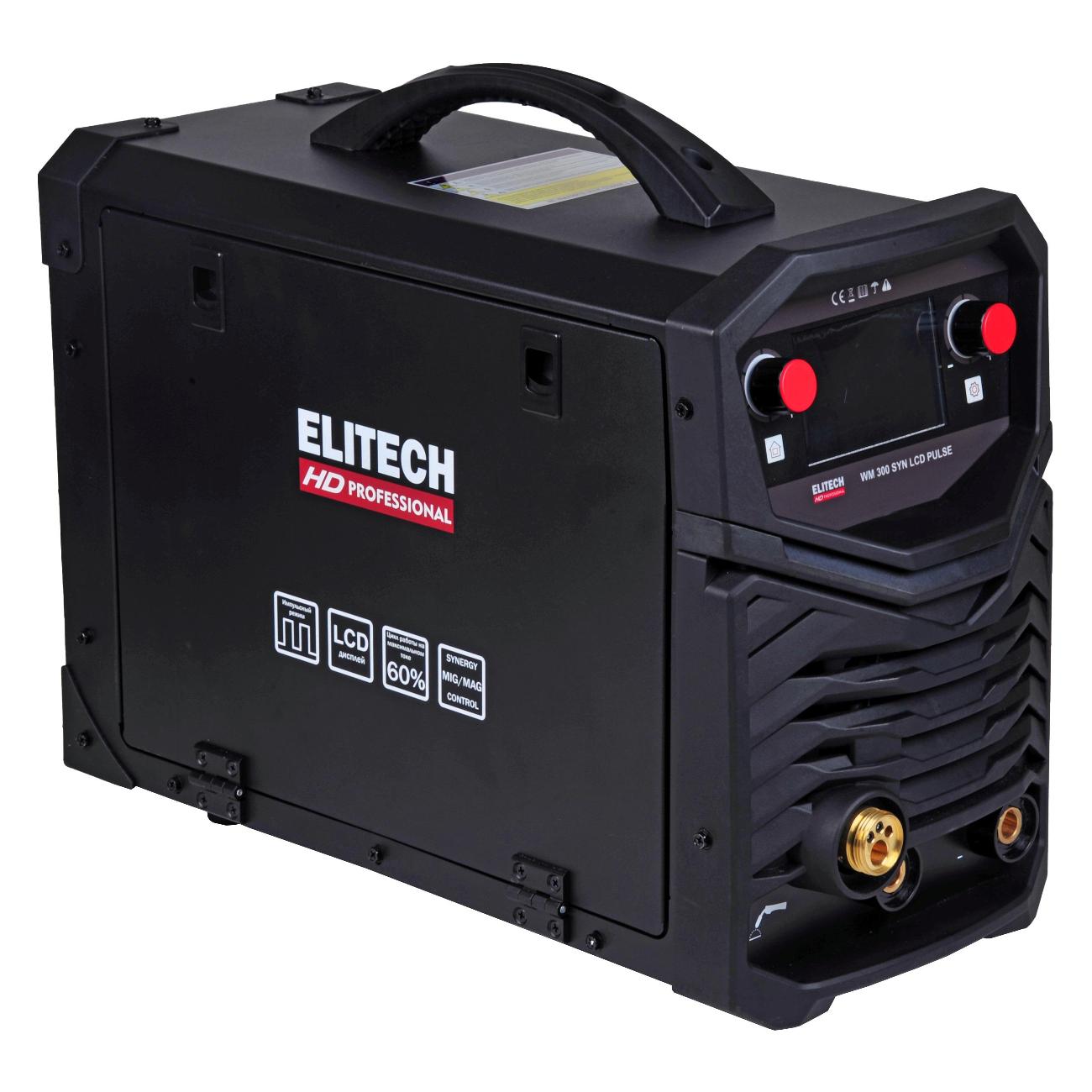 Сварочный аппарат Elitech WM 300 SYN LCD PULSE