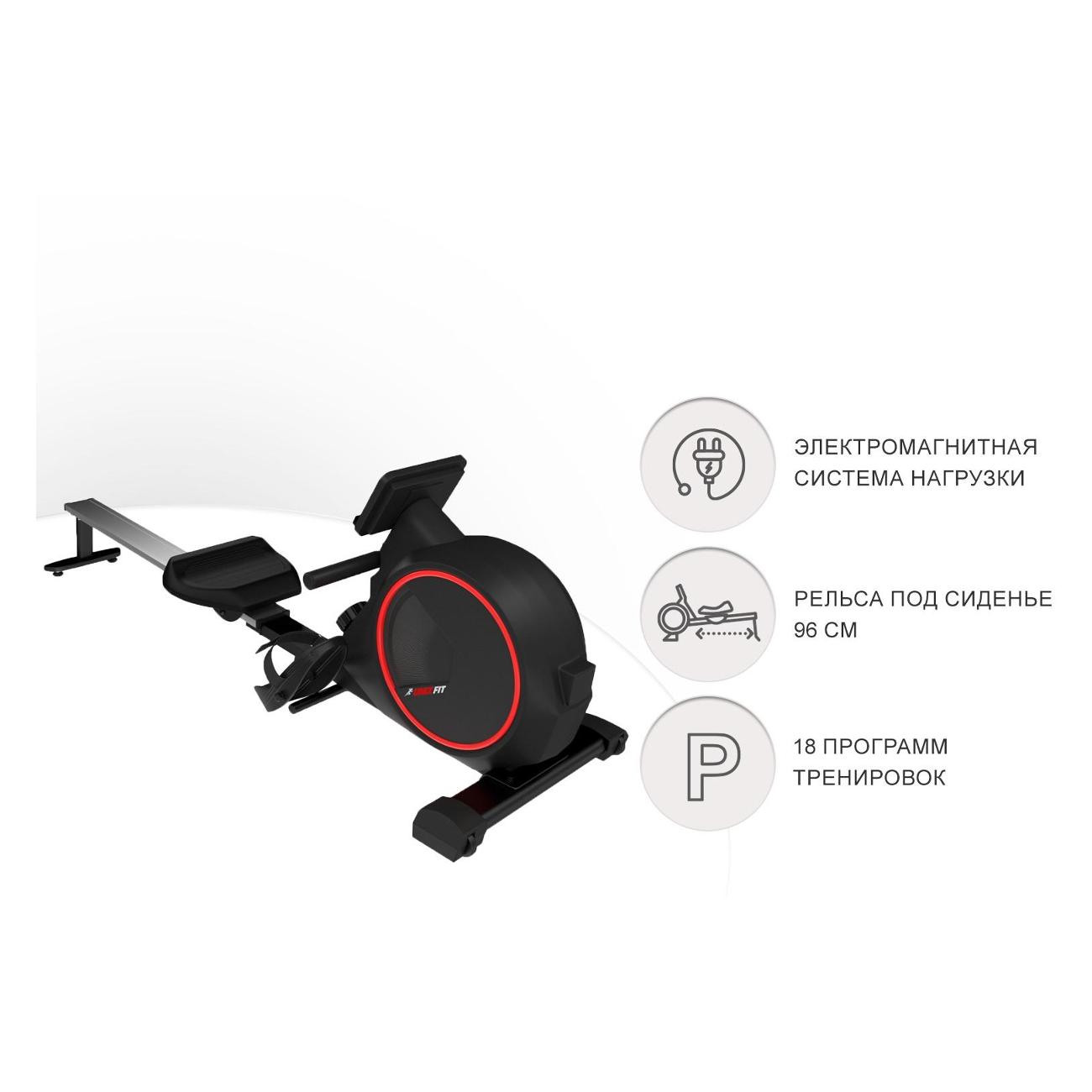 Гребной тренажер UnixFit Techno Rower 410E