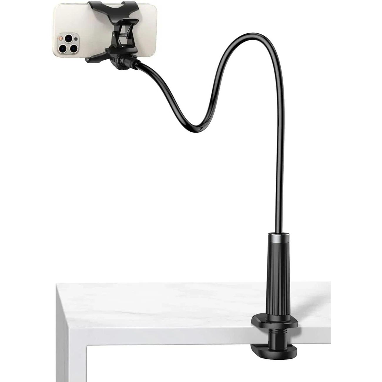 Держатель универсальный для смартфона uGreen LP113 Multifunction Phone Clip Stand черный