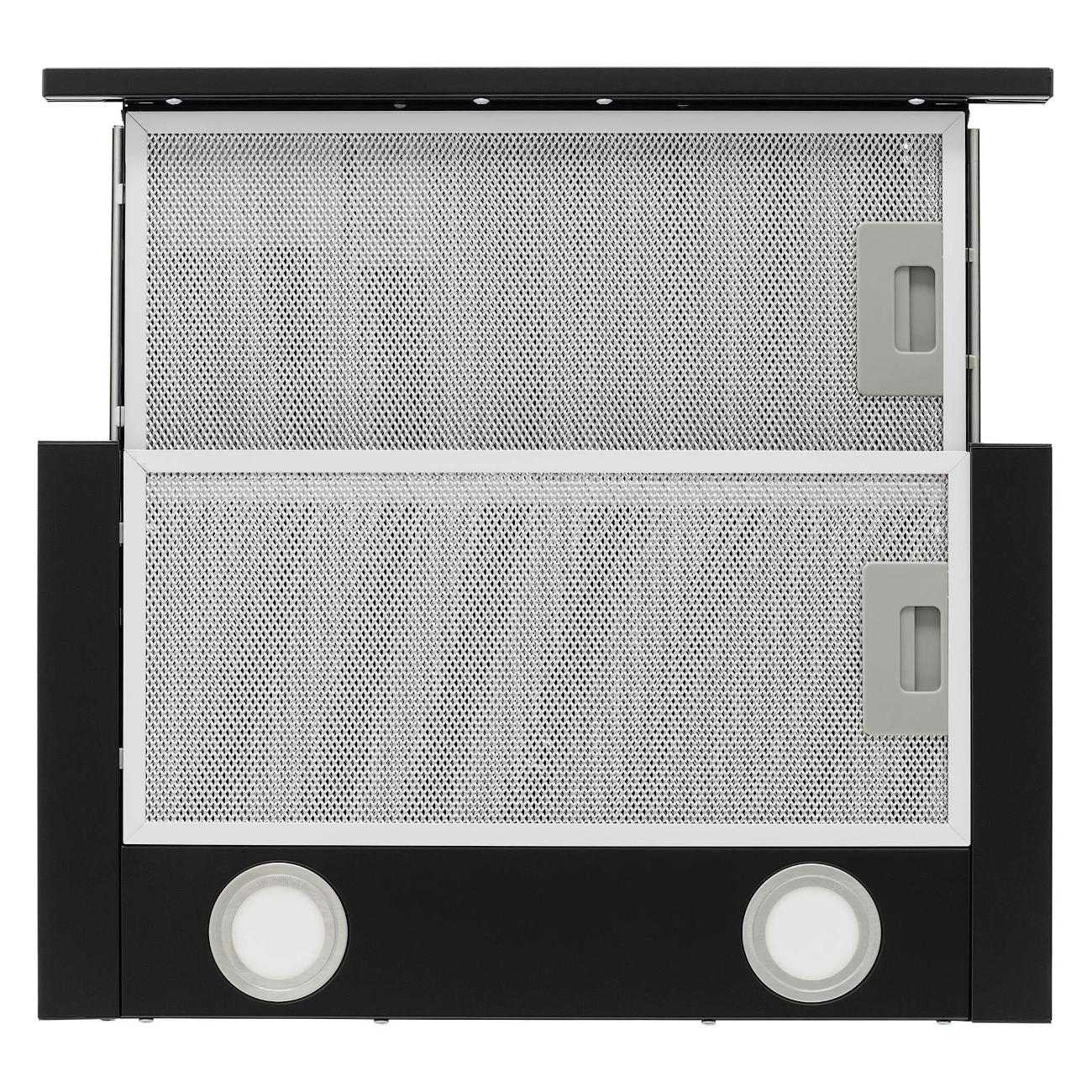 Вытяжка встраиваемая в шкаф Krona KAMILLA T 500 BLACK черная