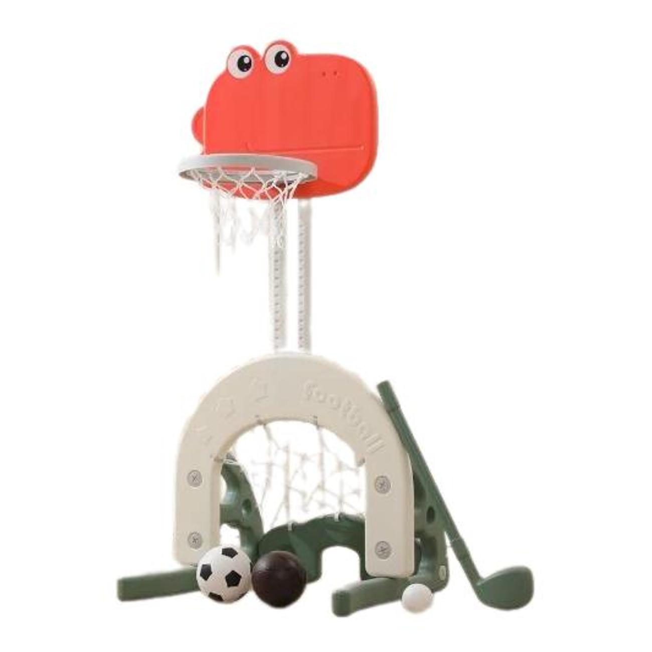 Стойка баскетбольная UNIX Kids и хоккейные ворота 2 в 1 Star PPBSDINO