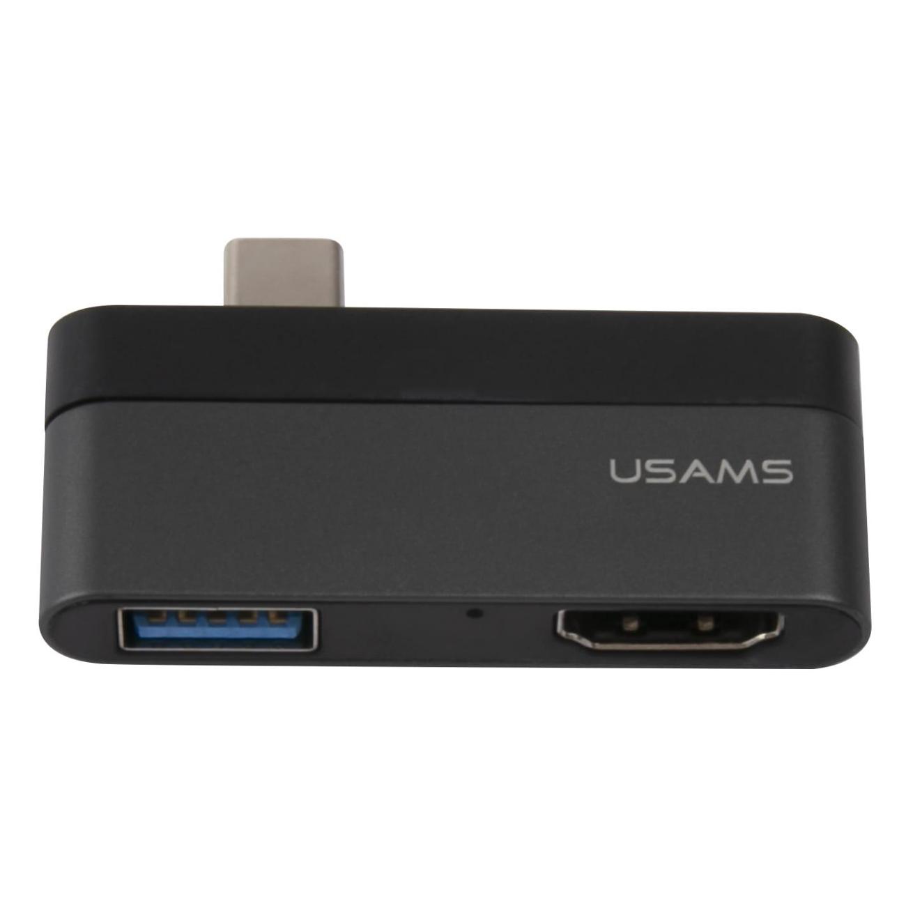 Адаптер Usams US-SJ462 серый фото