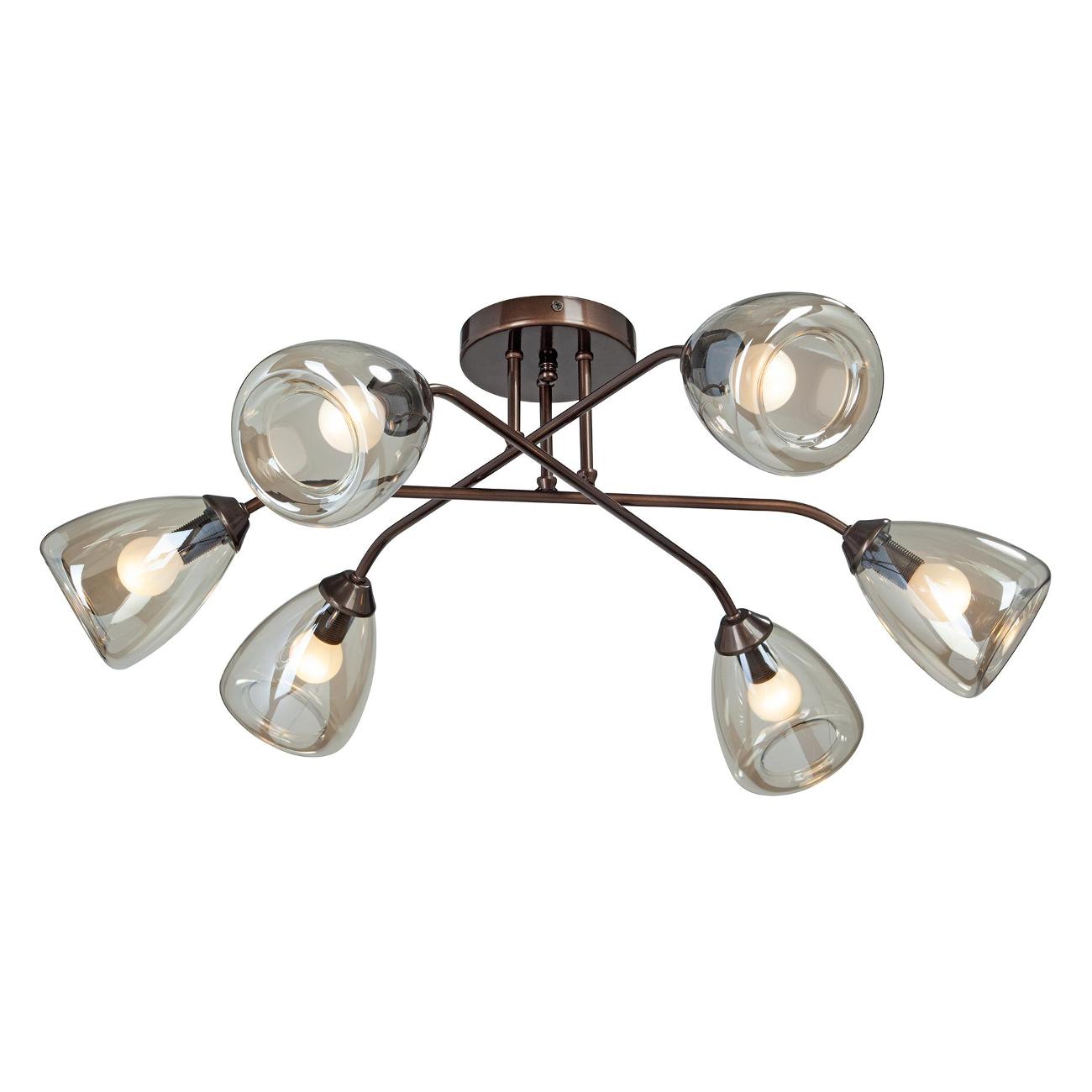 Люстра Vitaluce 6 ламп E14 макс. 40Вт 18 м2 (V4954-7/6PL) фото