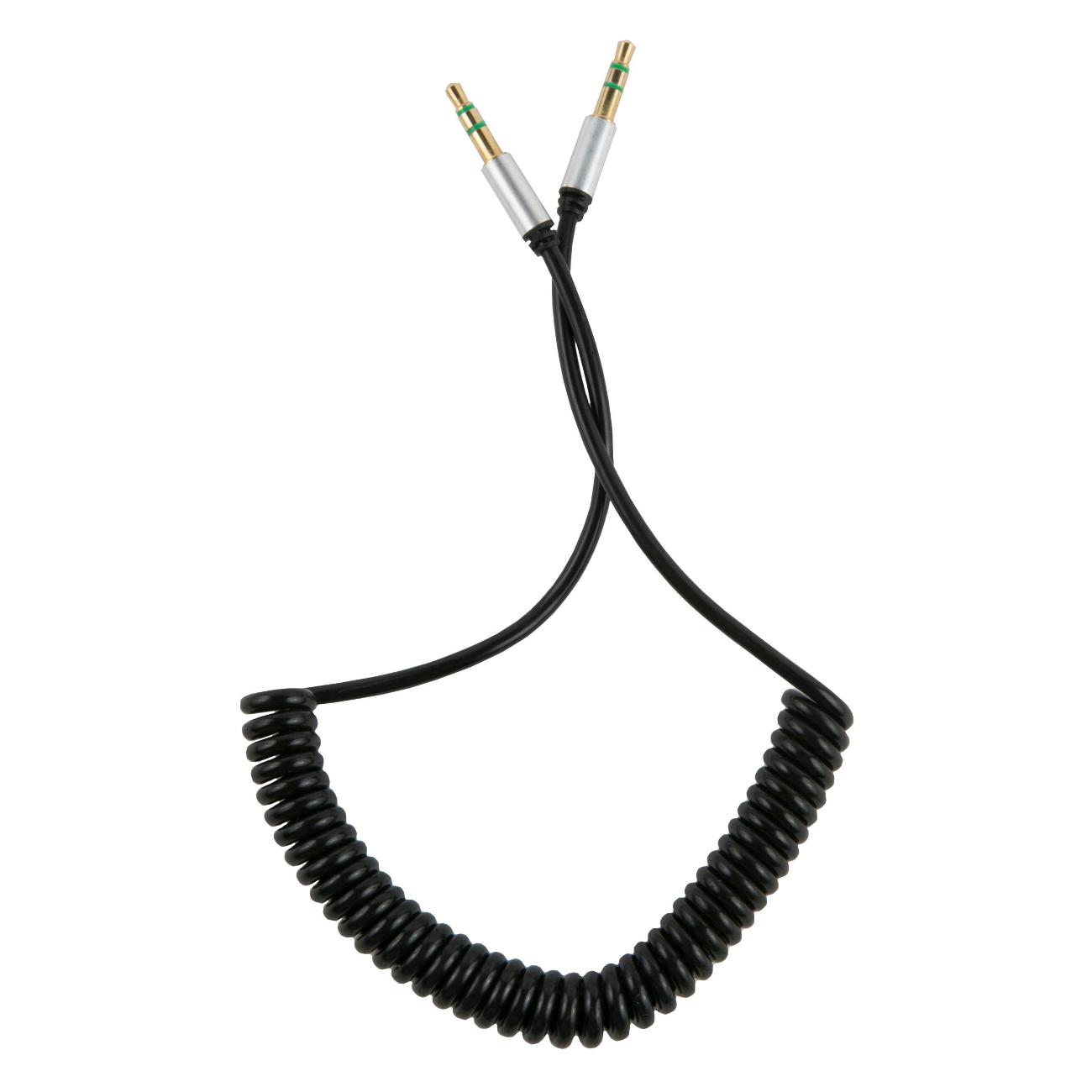 Кабель aux Red Line Spiral черный