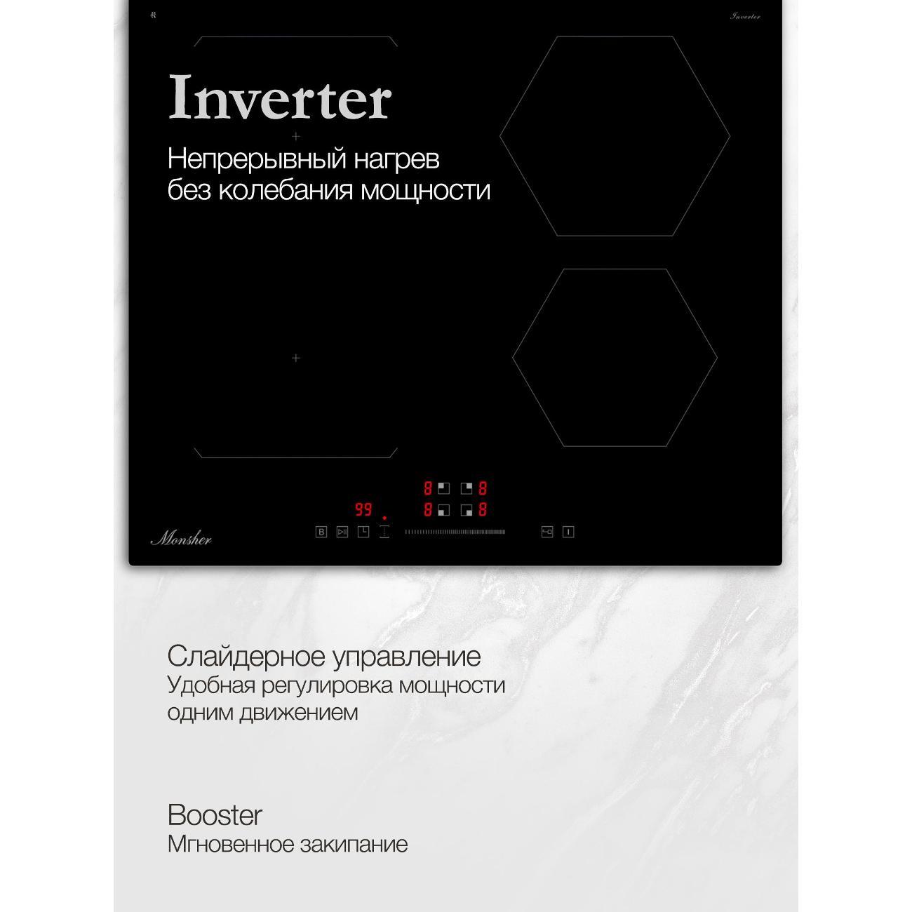 Встраиваемая индукционная панель независимая Monsher MHI 6016