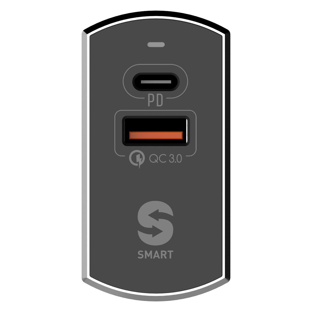 Сетевое зарядное устройство LDNIO A2502C + Кабель Lightning -Type-C