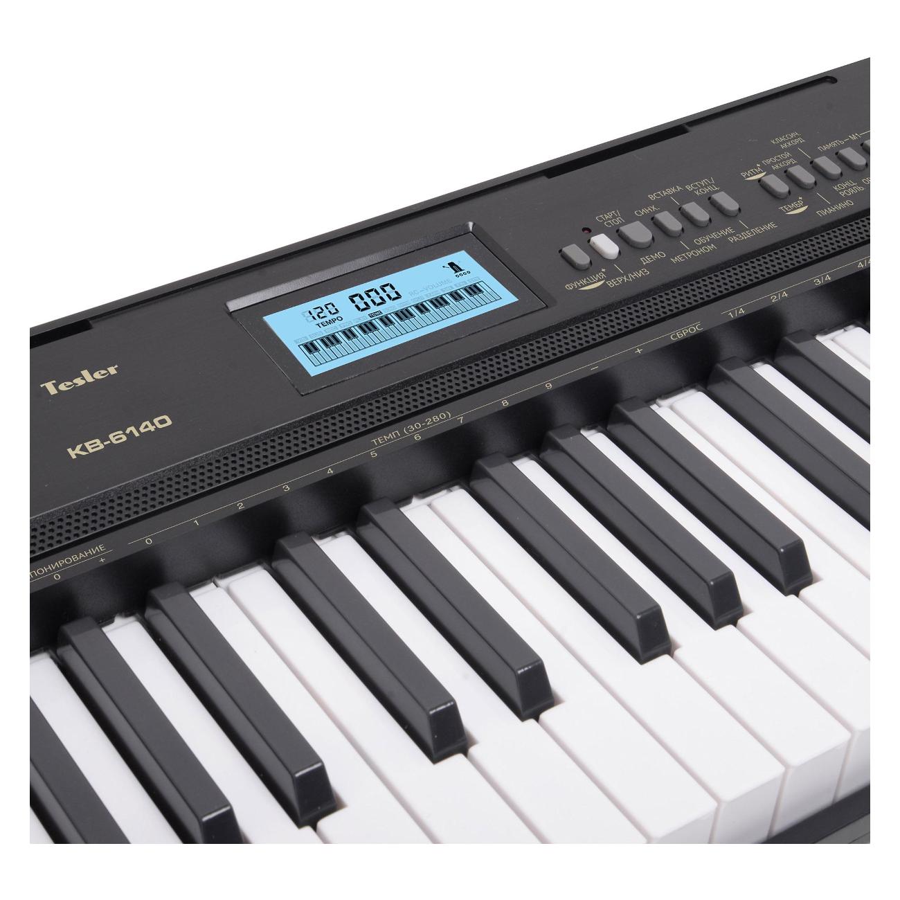 Синтезатор Tesler KB-6140 Black