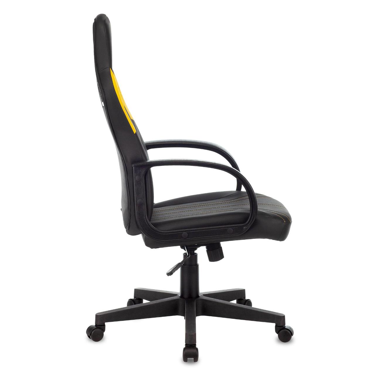 Кресло компьютерное игровое Zombie RUNNER желтый