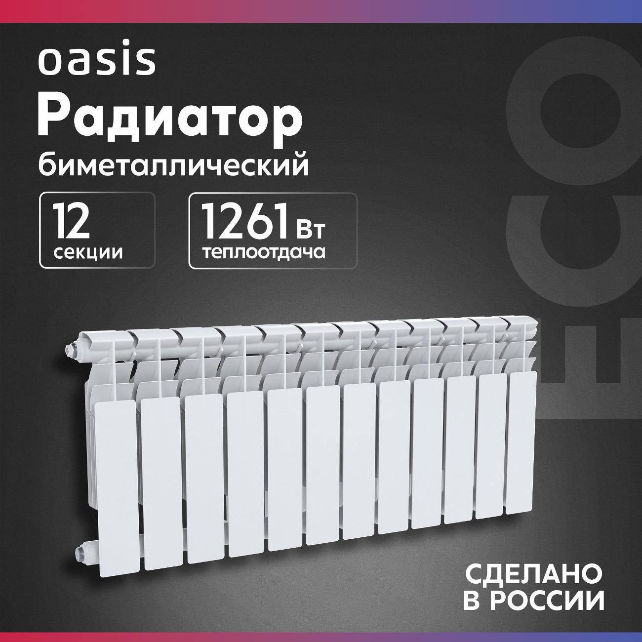 Радиатор отопления OASIS ECO 350/80/12