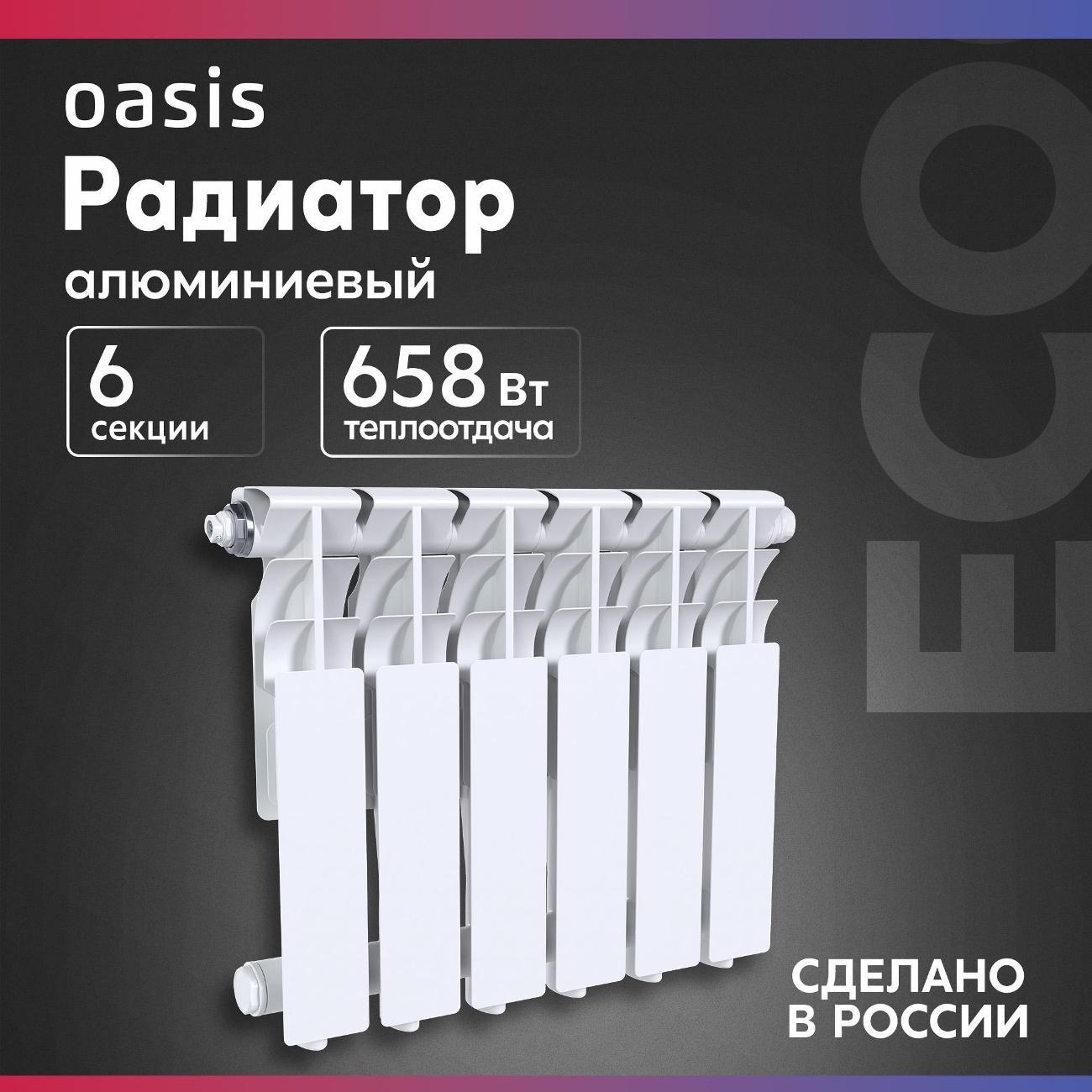 Радиатор отопления OASIS ECO 350/80/6