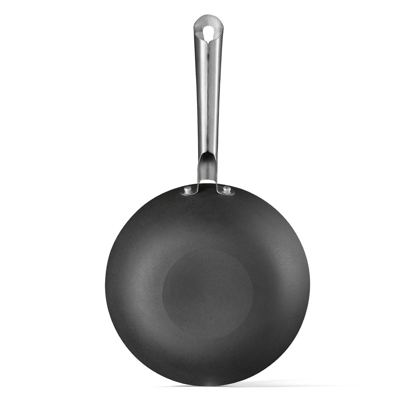 Сковорода-вок 24см (чугунная) REGENT inox Genio