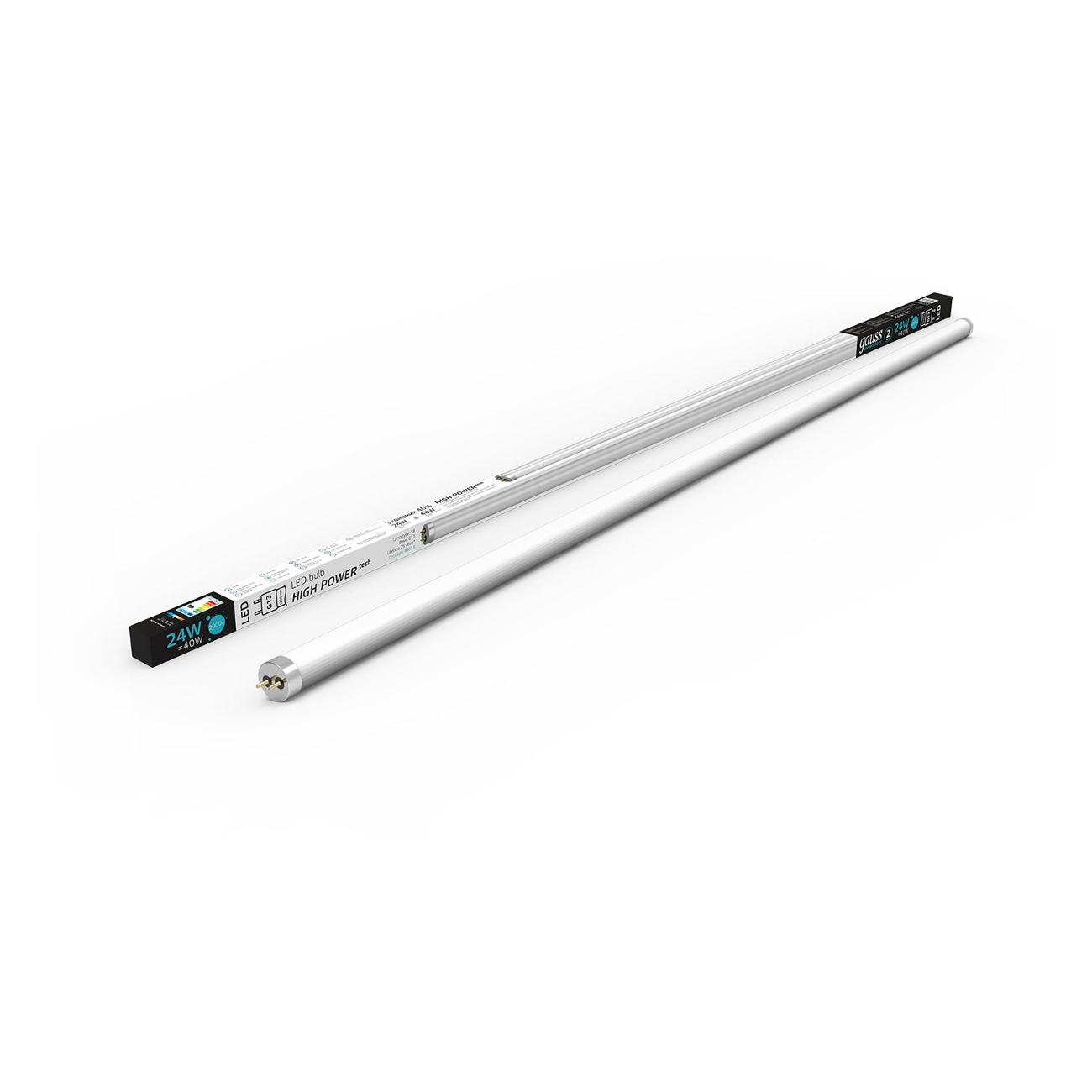 Лампа Gauss Elementary T8 24W 2000lm 4000K G13 1200mm LED