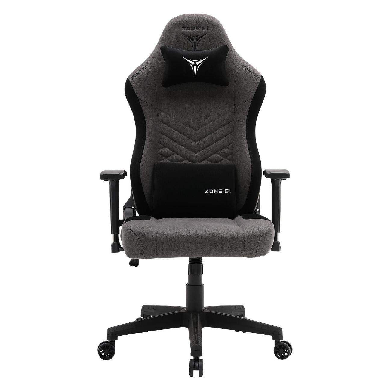 Кресло компьютерное игровое ZONE 51 BASTION Z51-BST-GY