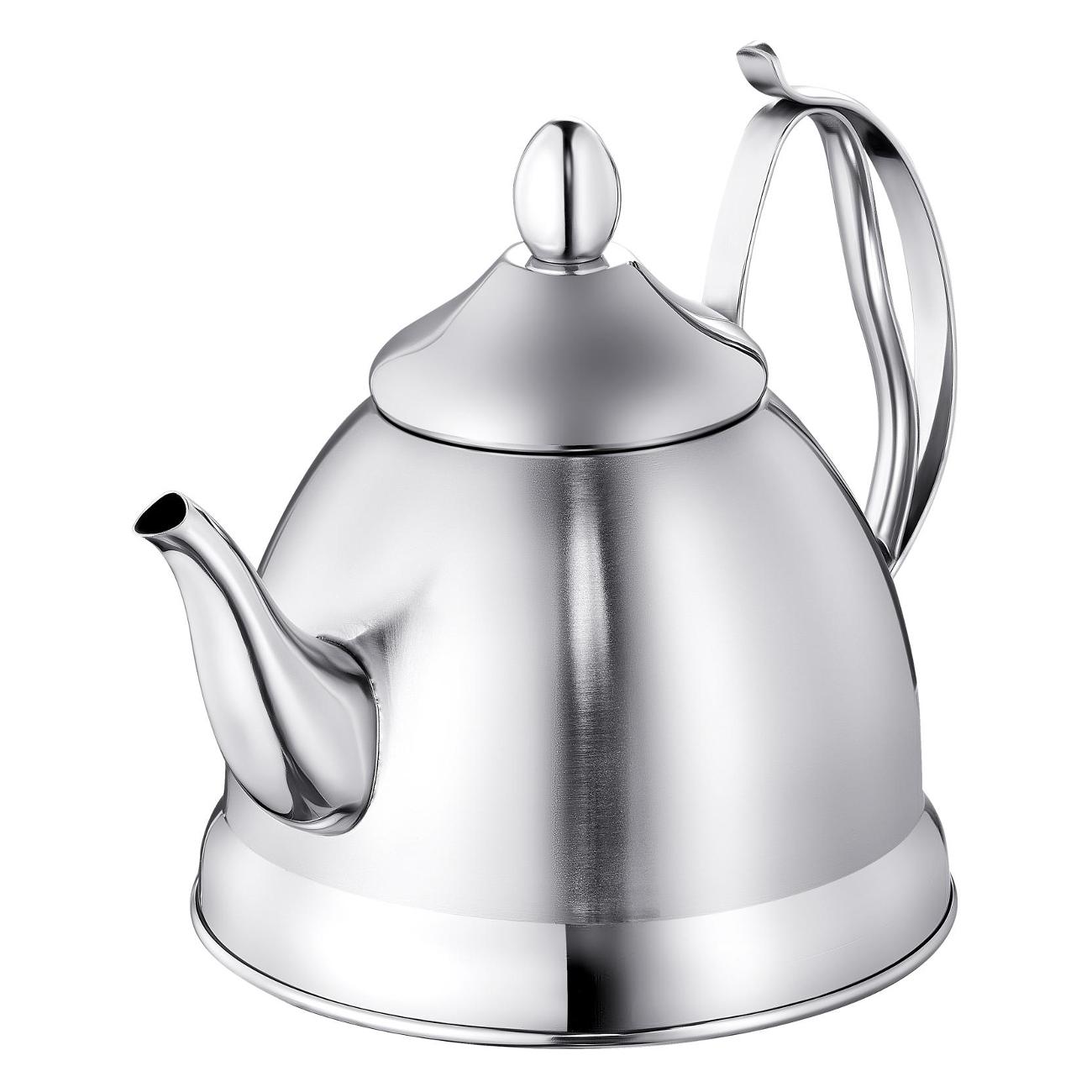 Чайник заварочный 1.2л с ситечком REGENT inox TEA