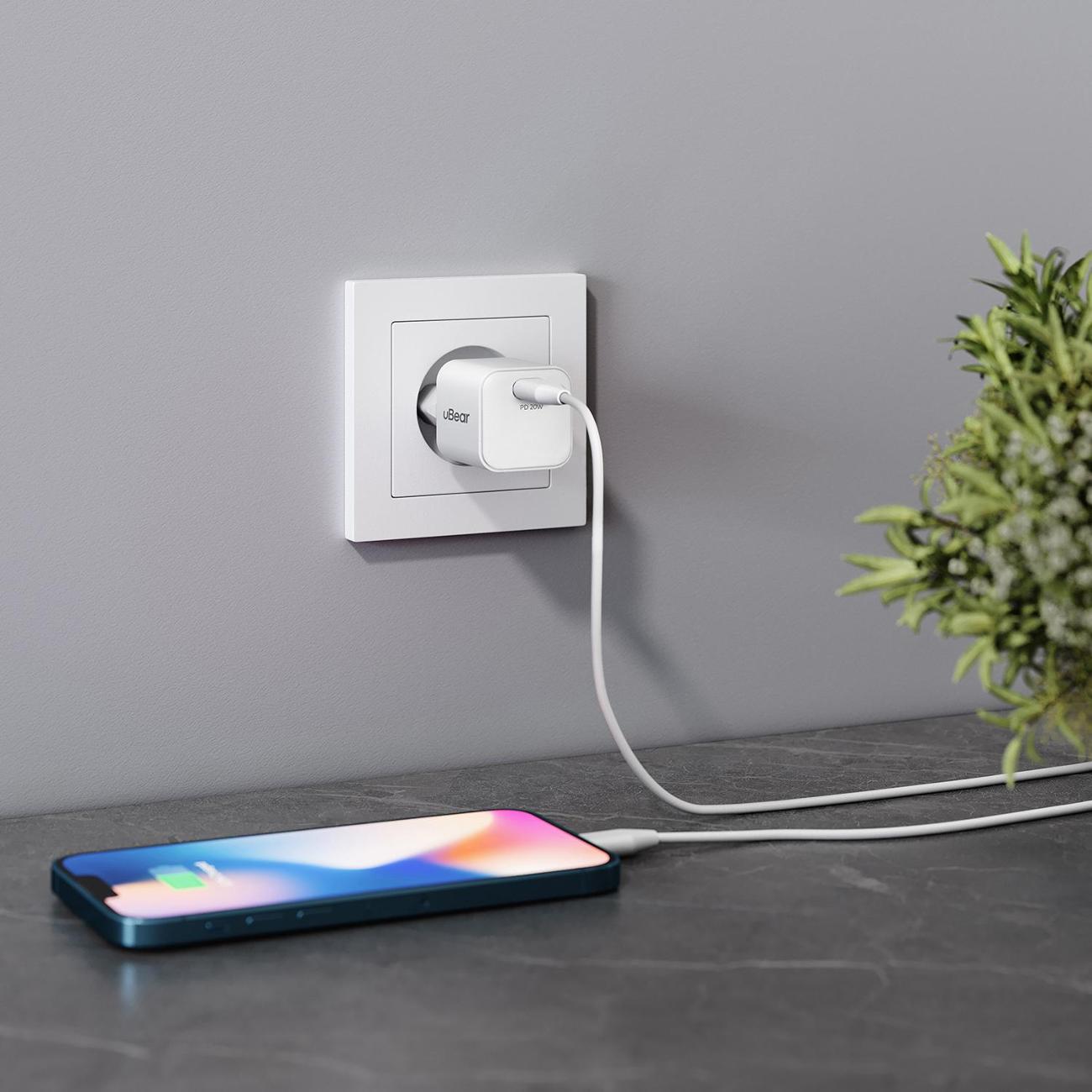 Сетевое зарядное устройство uBear Select Wall charger USB-C