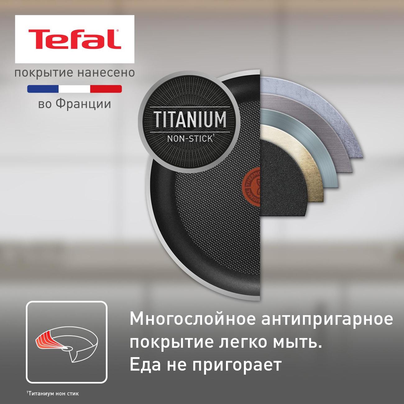 Сковорода вок Tefal Cook & Clean 28 см 04233628