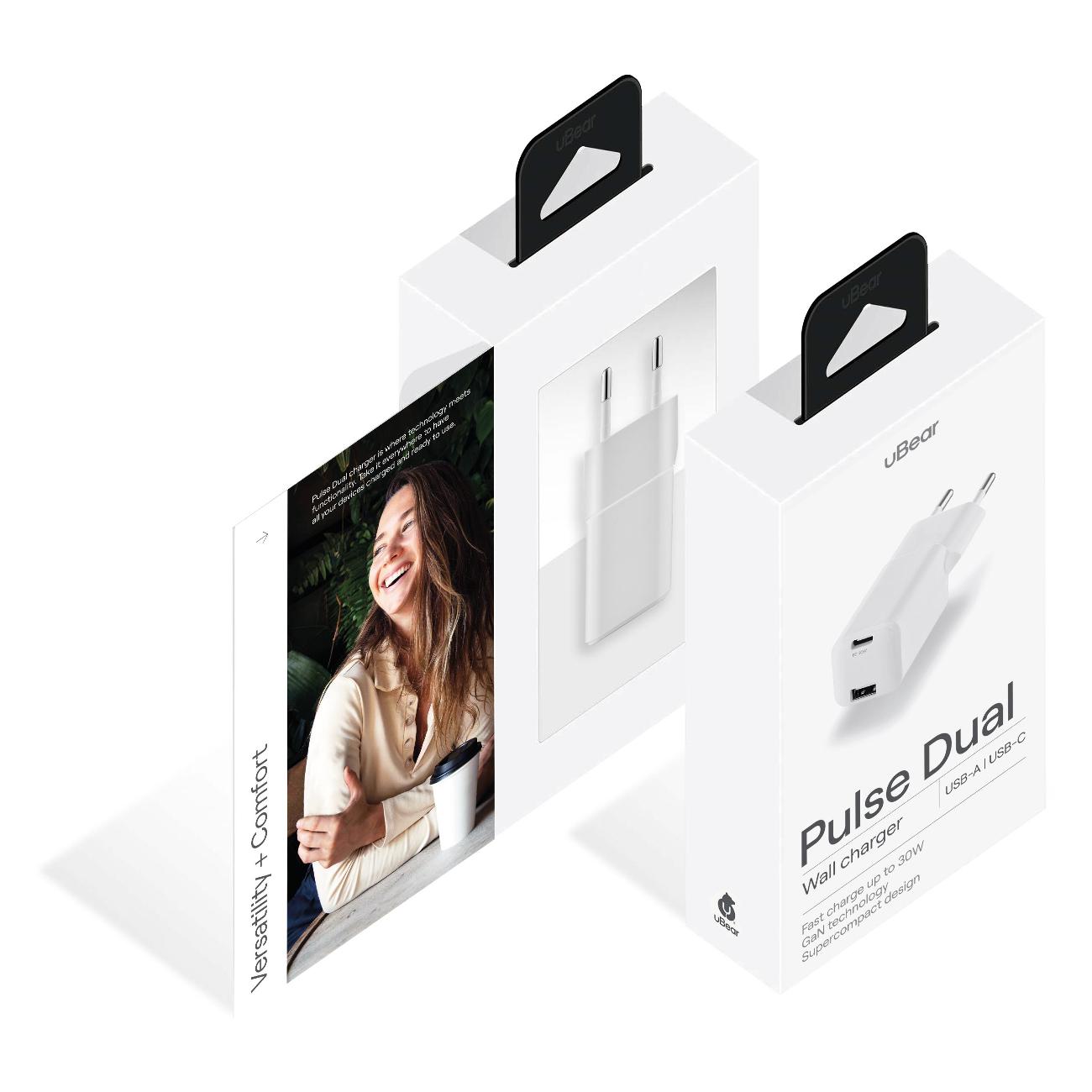 Сетевое зарядное устройство uBear WC13WHPD30QC18-AC