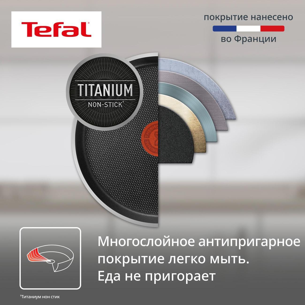 Сковорода блинная Tefal Cook & Clean 22 см 04233522