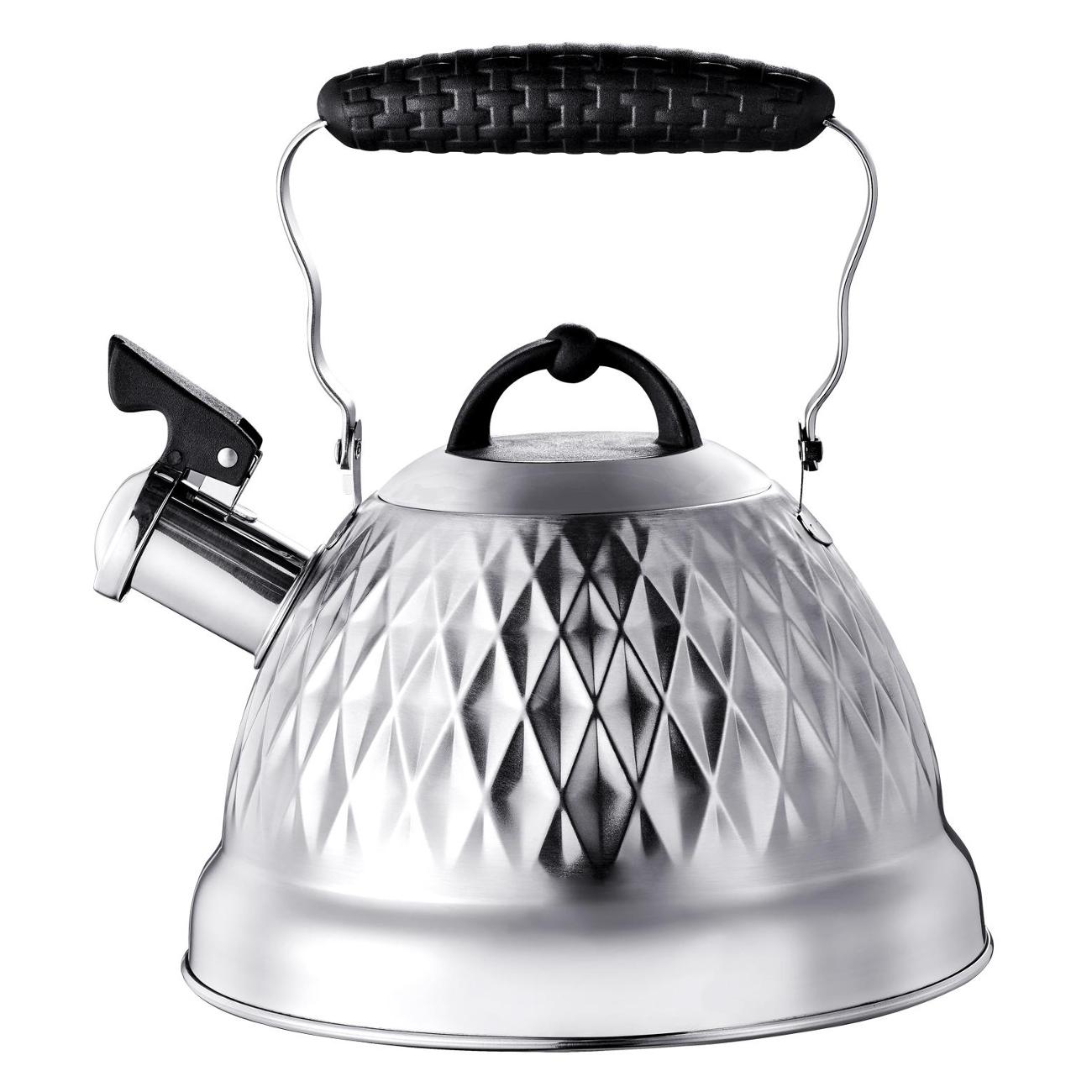 Чайник со свистком 2.4 л REGENT inox Promo