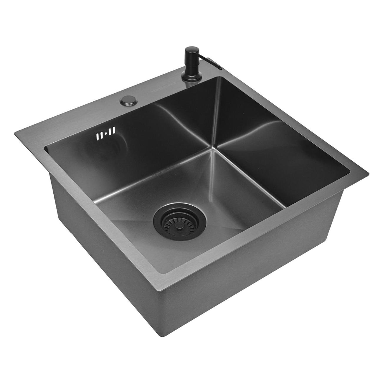 Мойка кухонная Wisent WGS35050B/WGER019B/W405B