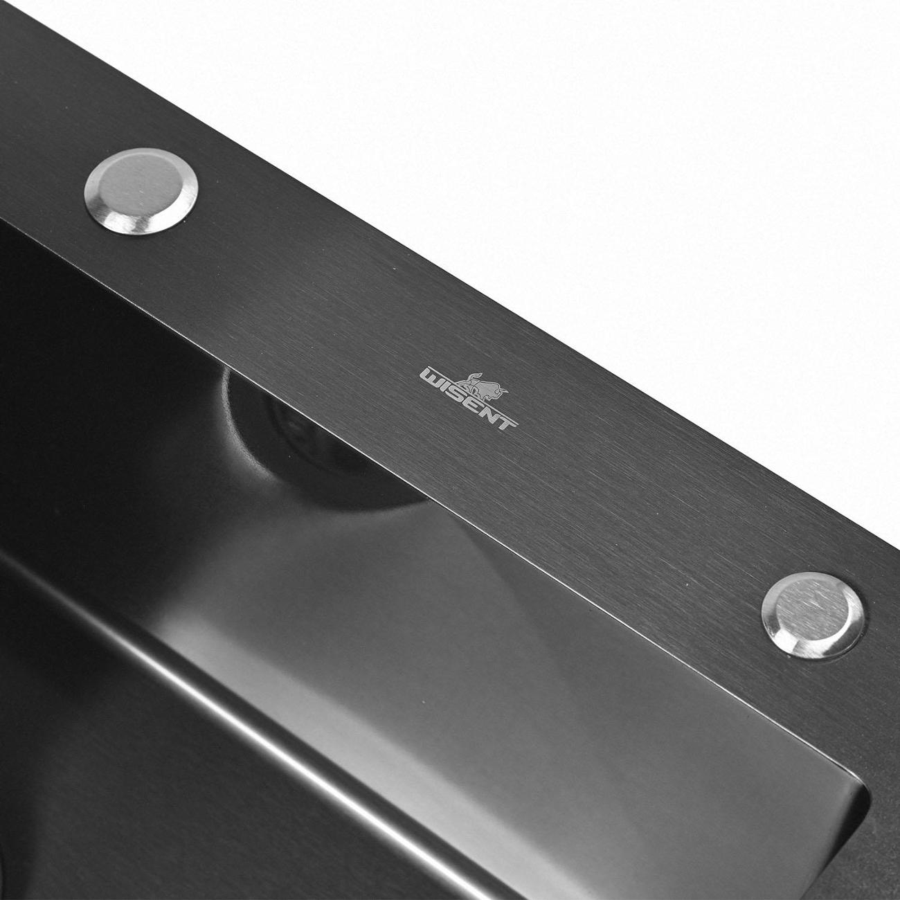 Мойка кухонная Wisent WS37050B/WGER019B