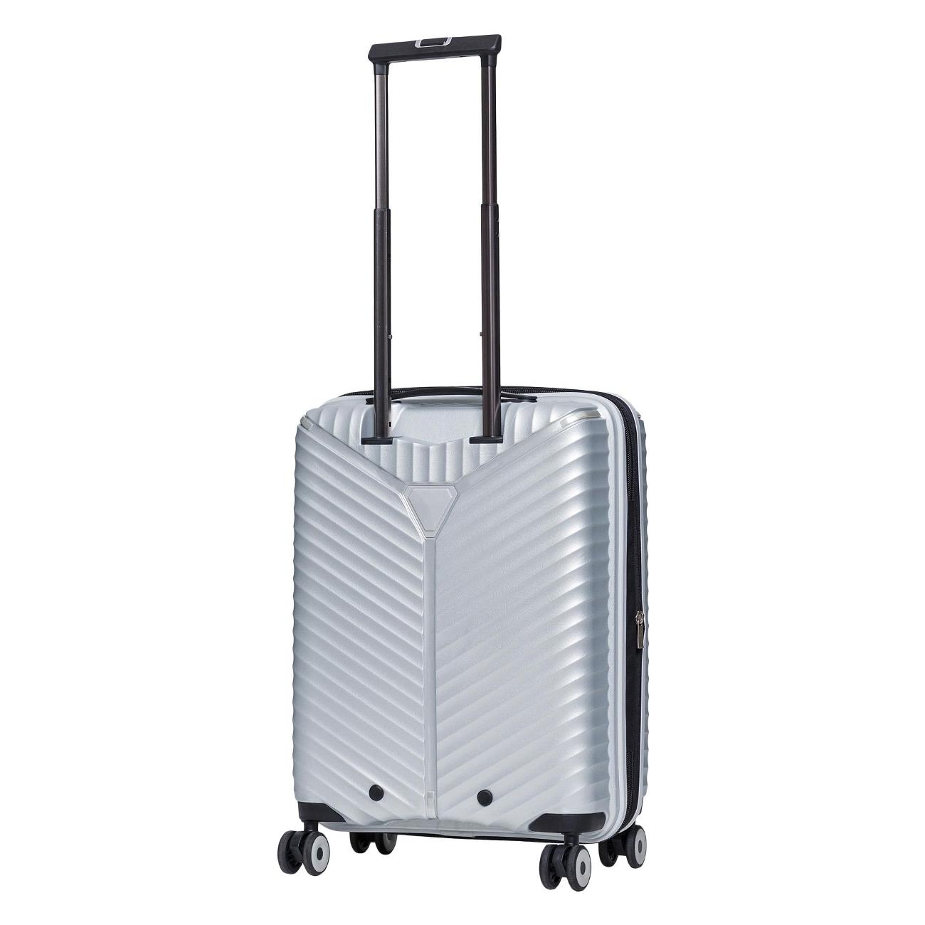 Чемодан Robinzon BORNEO SPACE S серебристый