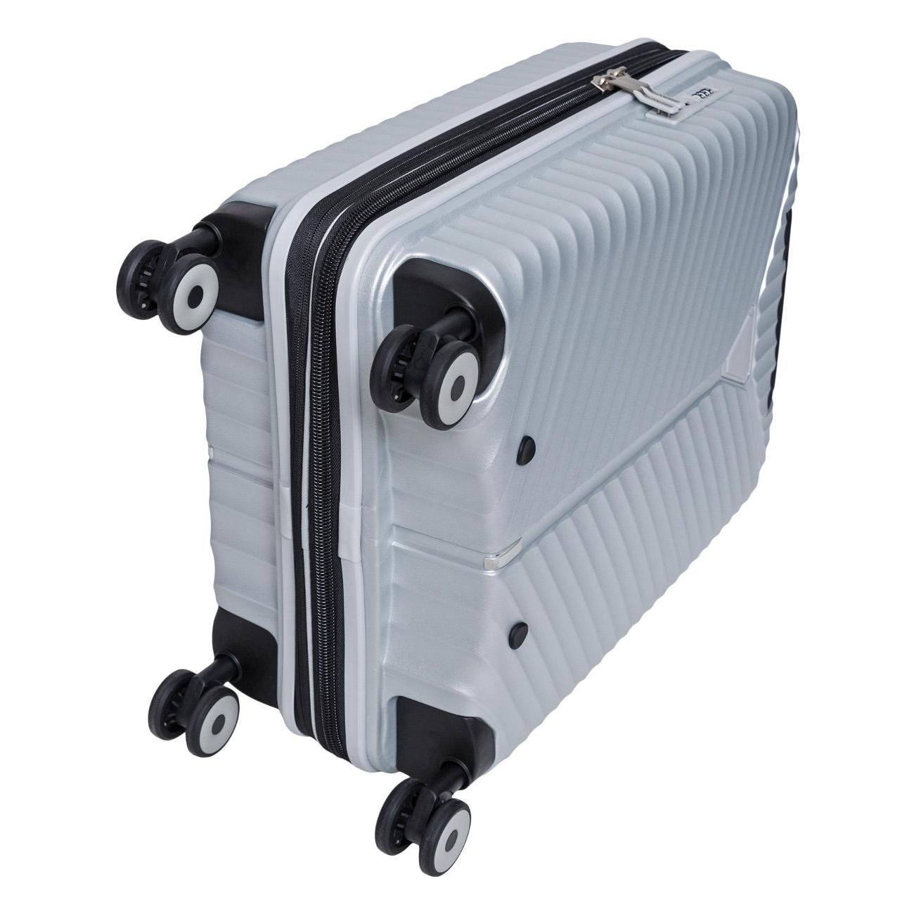 Чемодан Robinzon BORNEO SPACE S серебристый