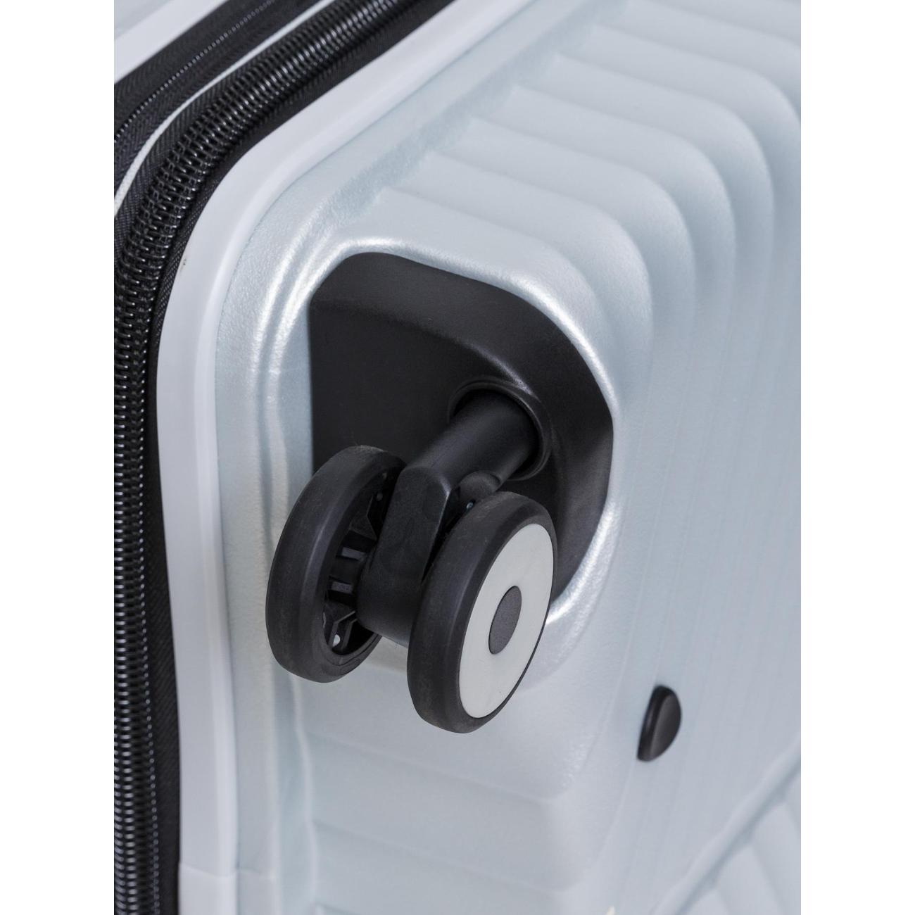 Чемодан Robinzon BORNEO SPACE S серебристый