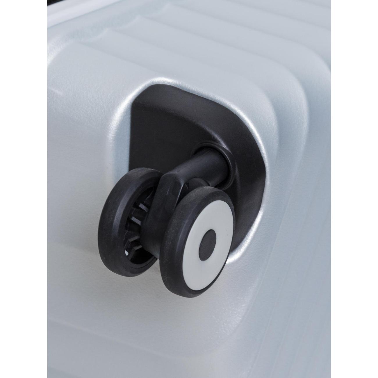 Чемодан Robinzon BORNEO SPACE M серебристый