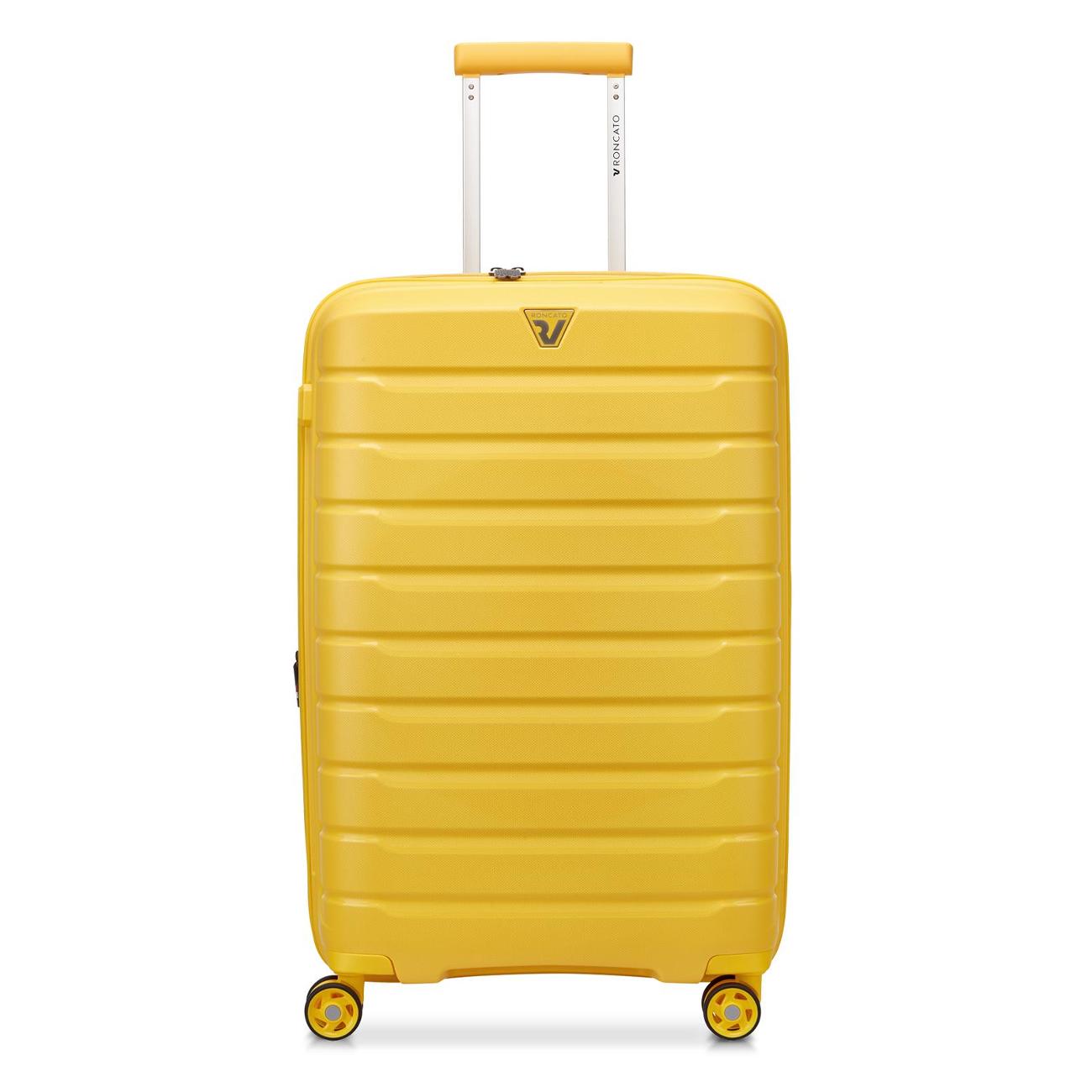 Чемодан Roncato Butterfly M желтый